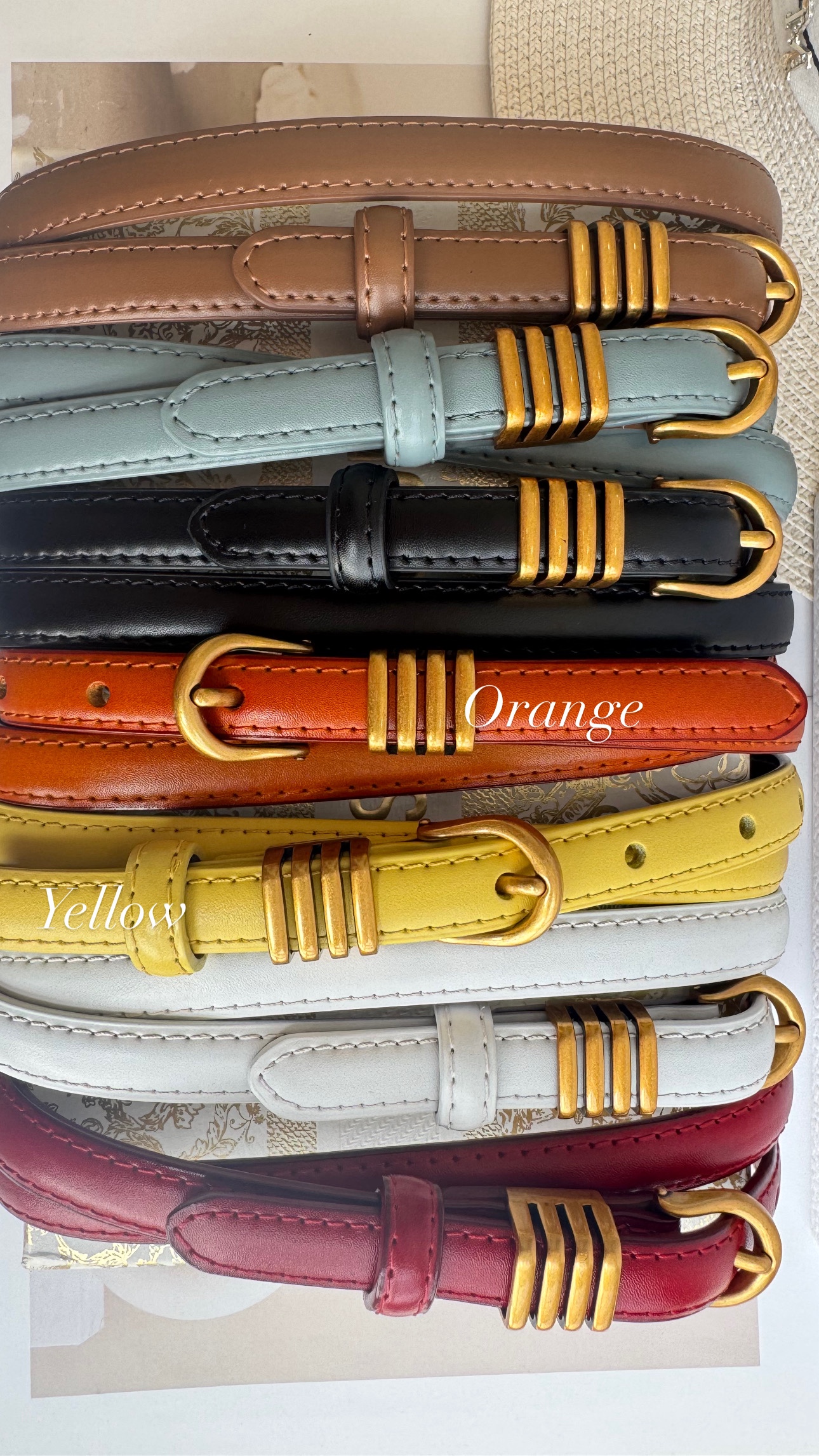 四金条扣1.5腰带