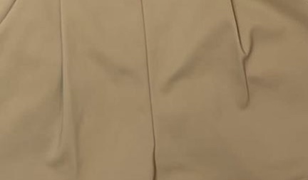 厚腰线西装4分裤