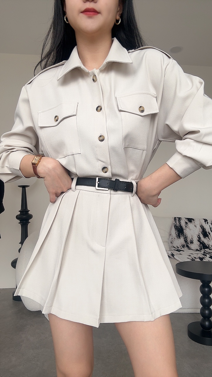 工装混搭风时尚连衣裤