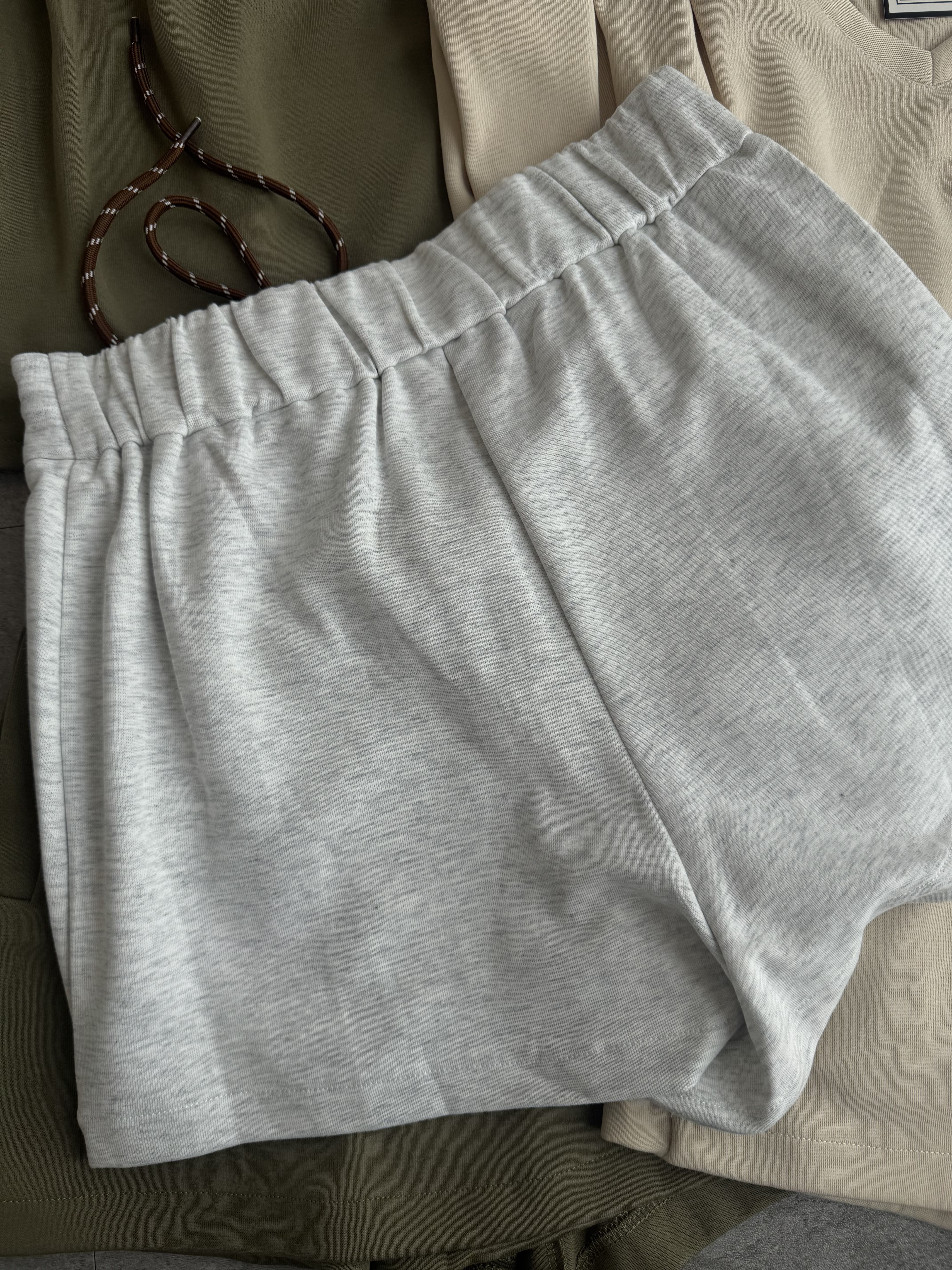 垫肩休闲裤裙套装