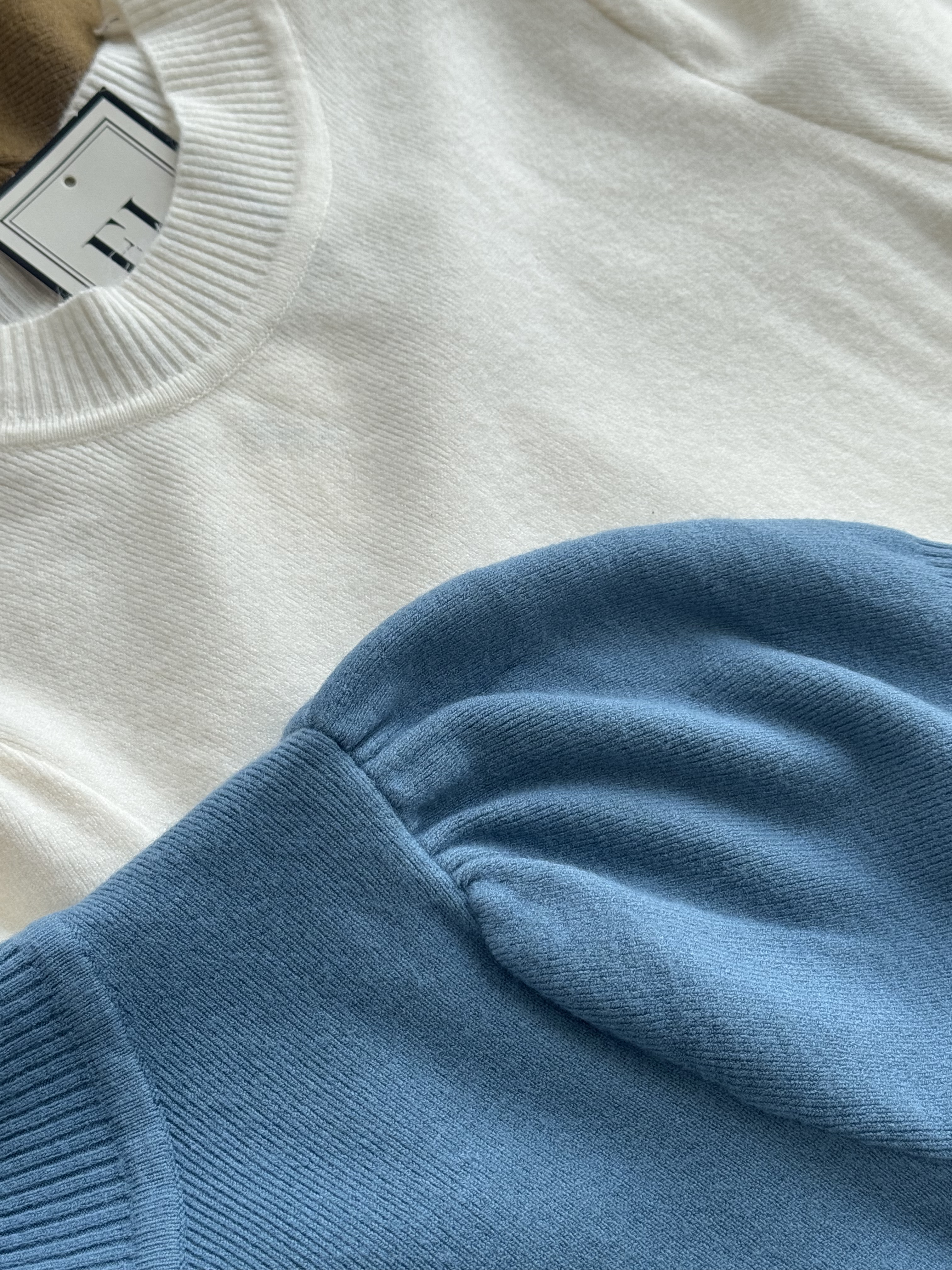 针织公主袖连身长裙