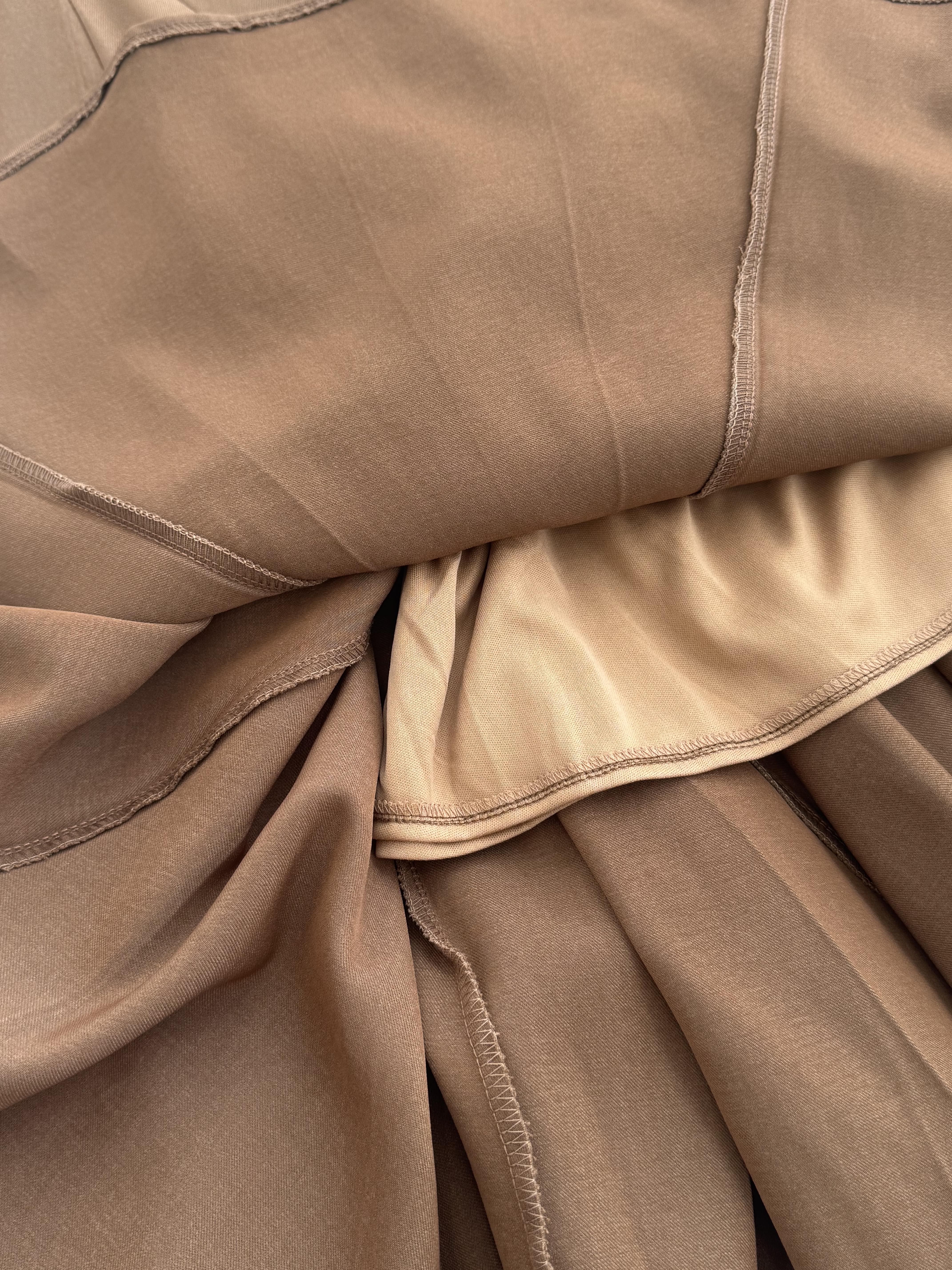 量感摆布裙尾长裙