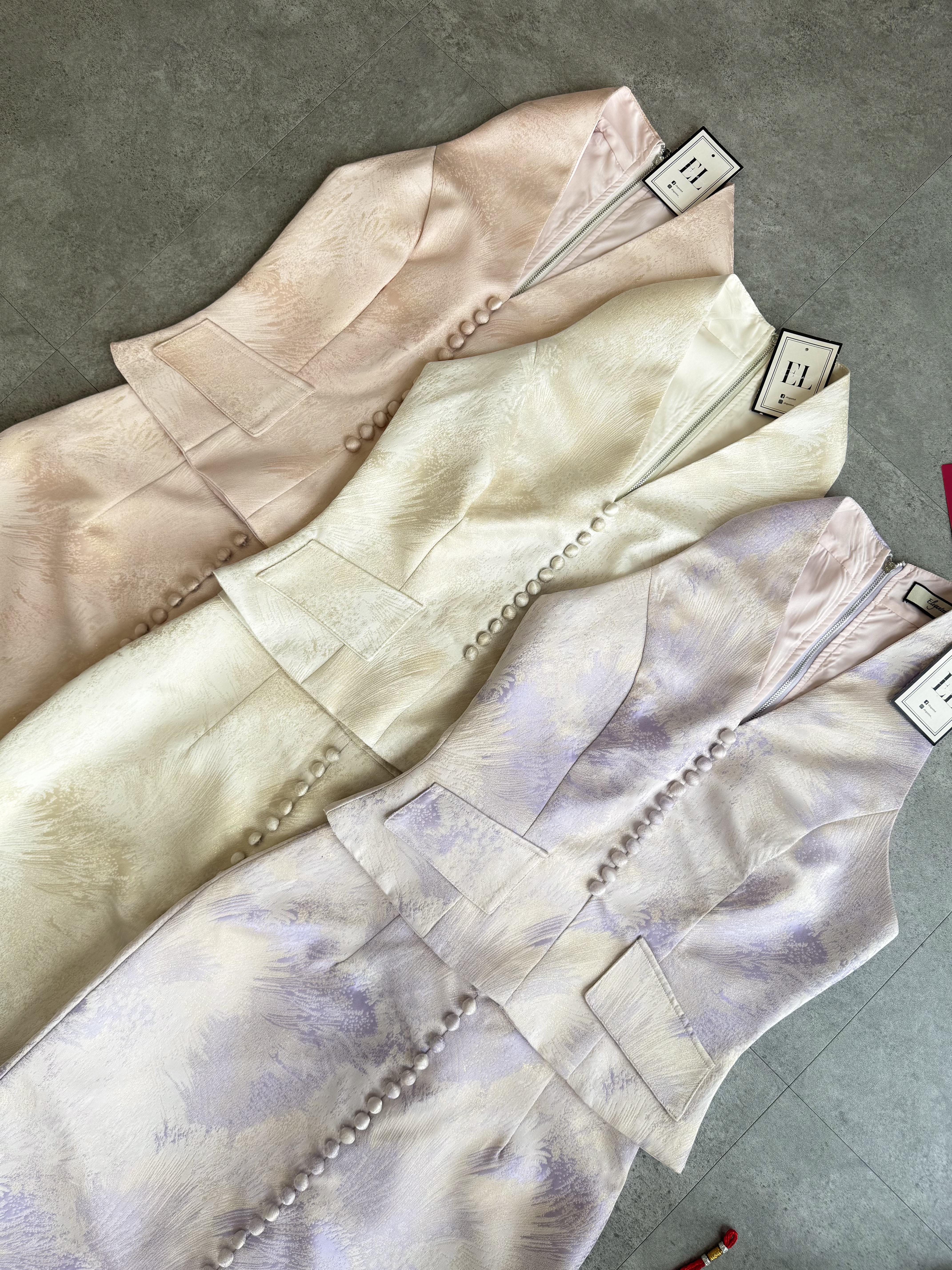 (BO-DEC)《情侣-女》 轻奢月影云纱套装