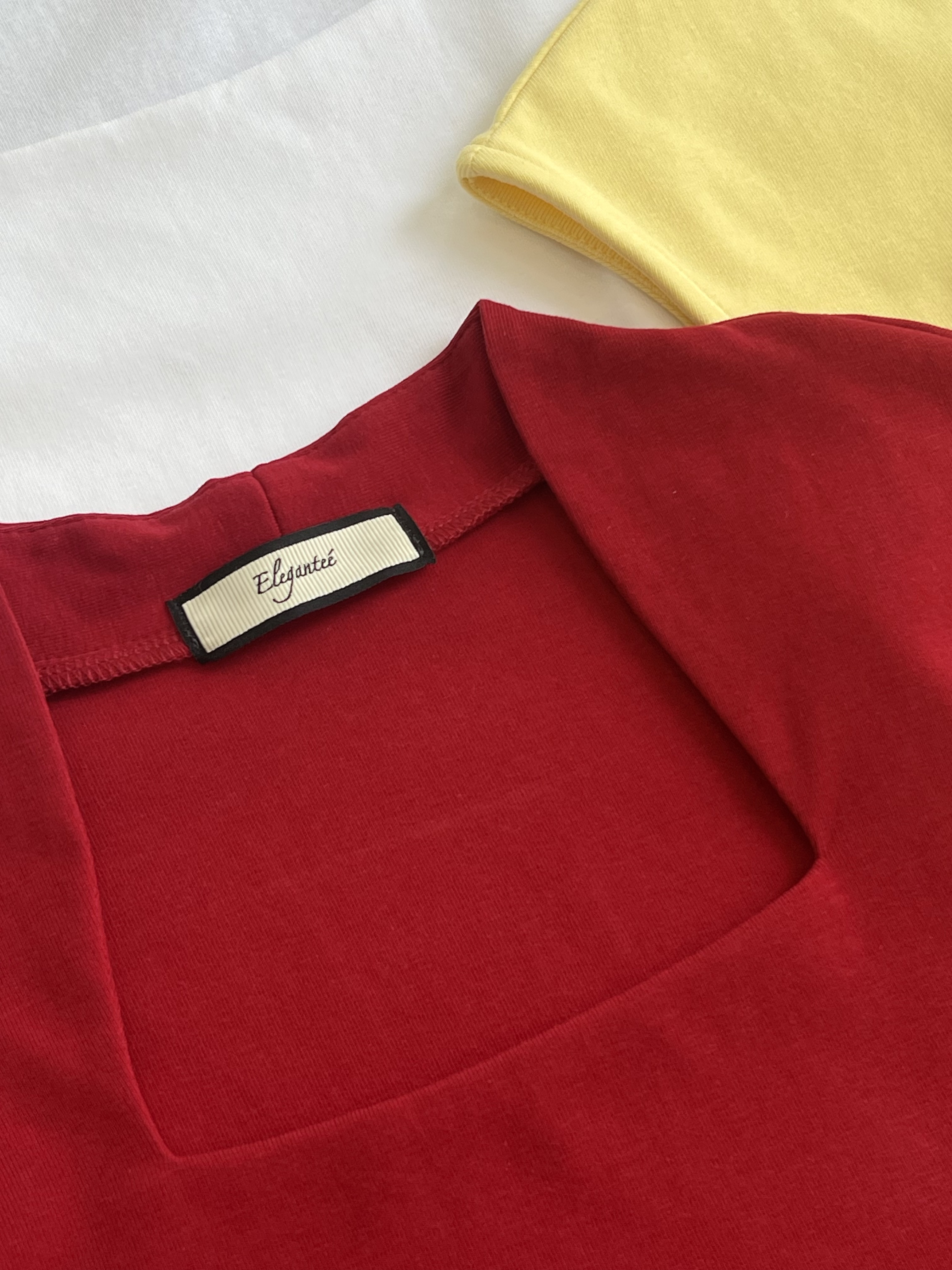 爆款立方领无袖上衣