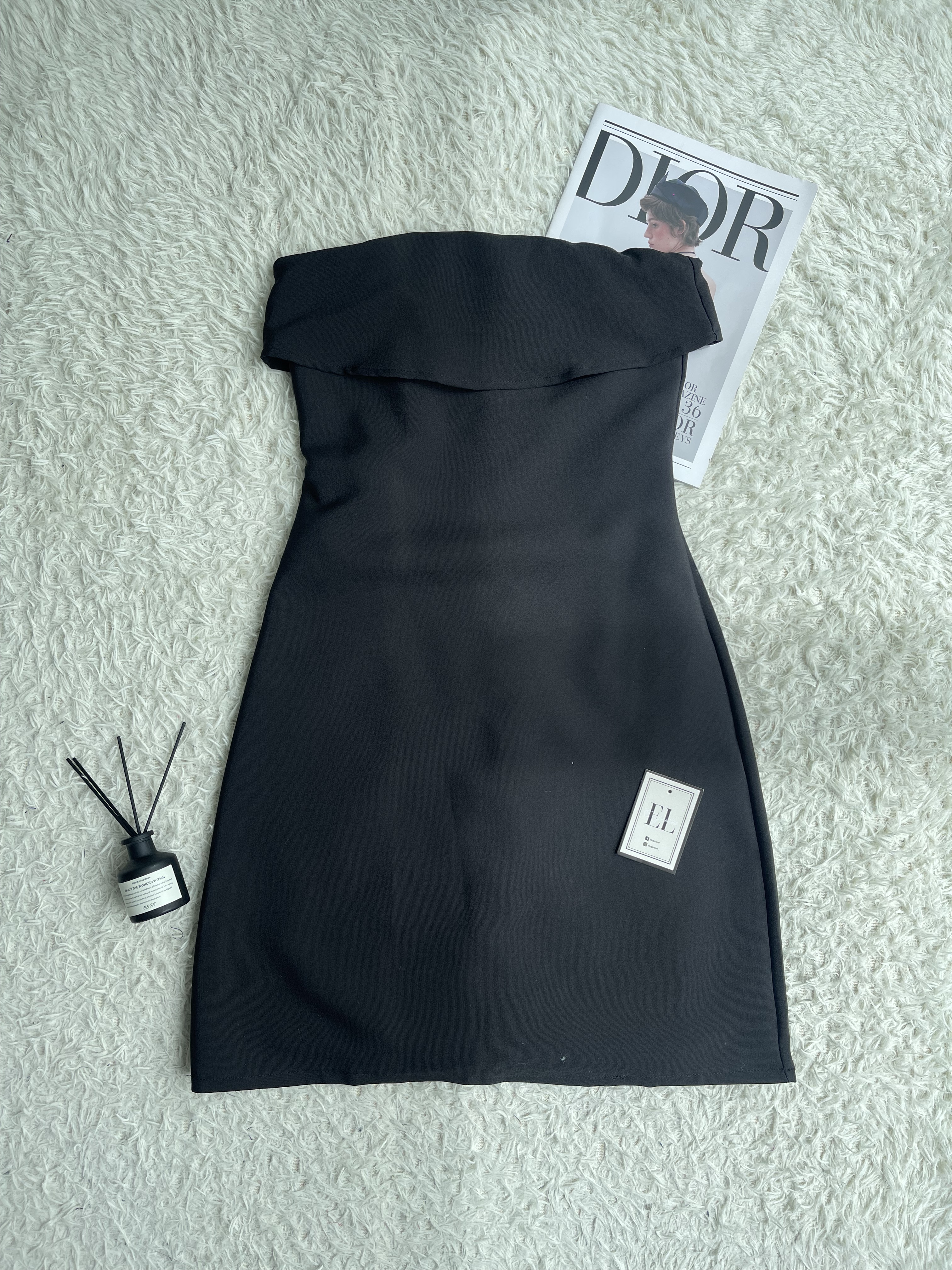 双层平口气质小洋裙