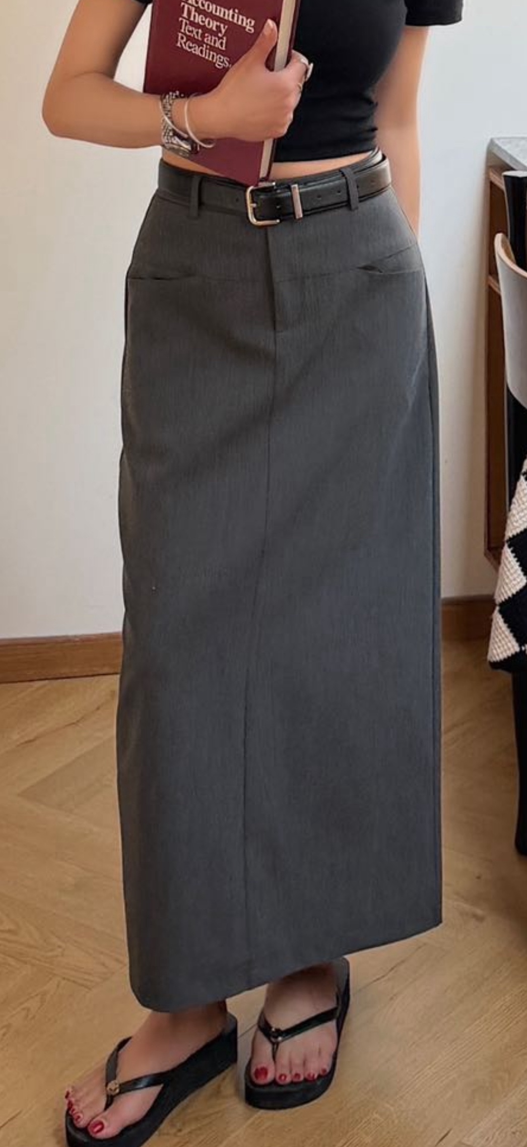 (BO-MAY) 《高品》直筒版西装长裙3.0