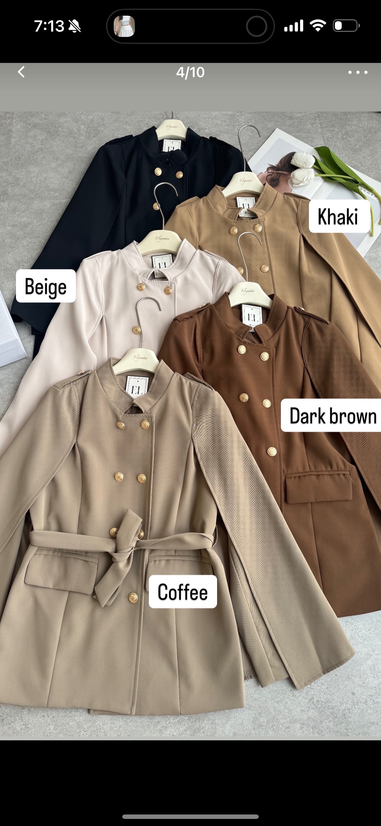 可爱泡芙袖风衣