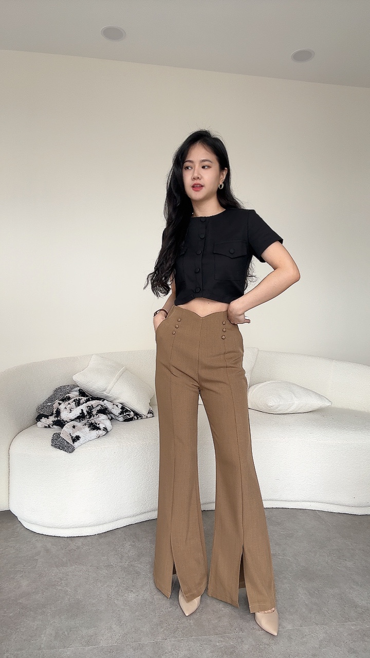 宫廷风双排妞微喇叭路