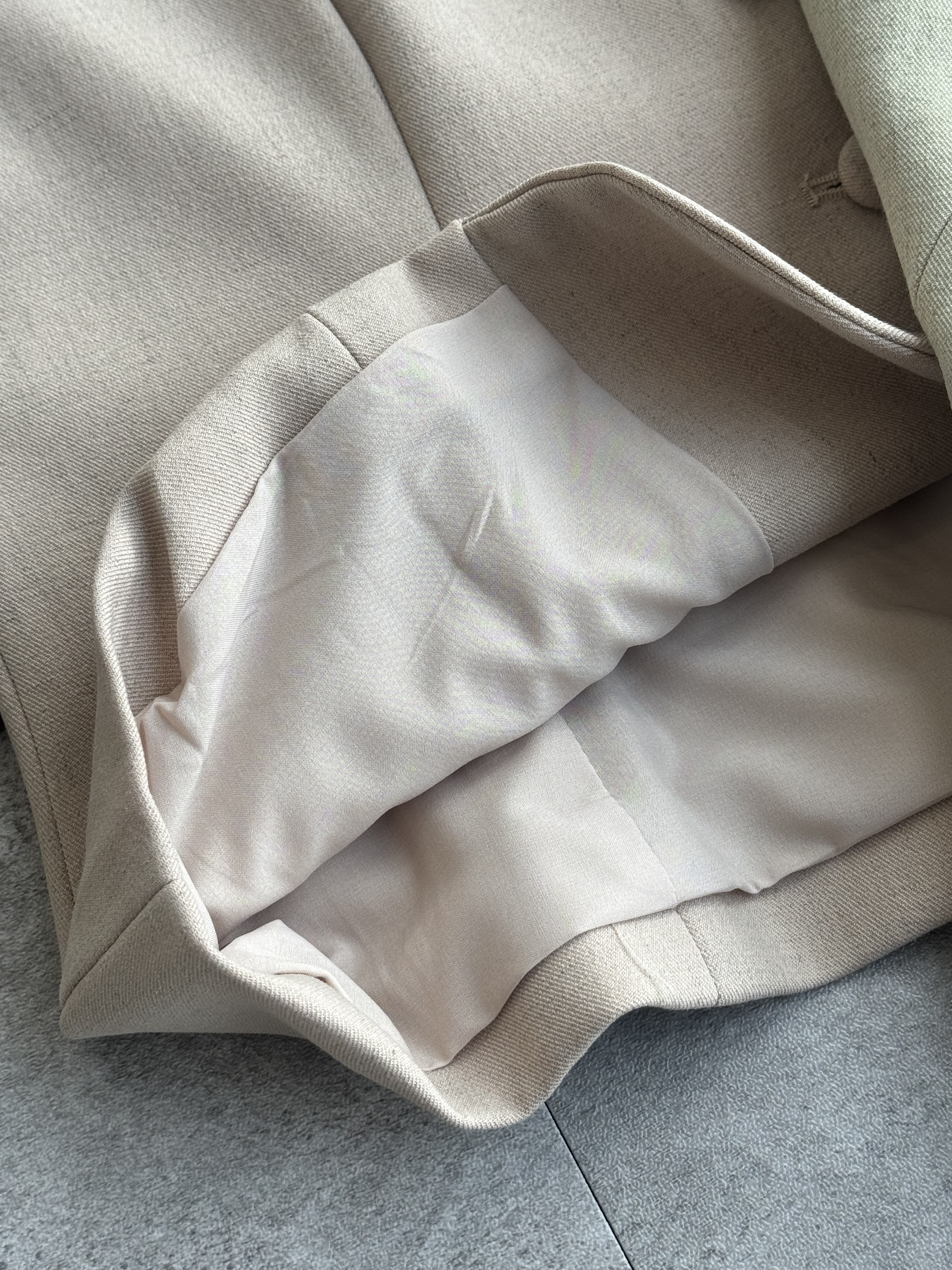 <EL高级系列> 贵气直排纽中短袖单衣外套