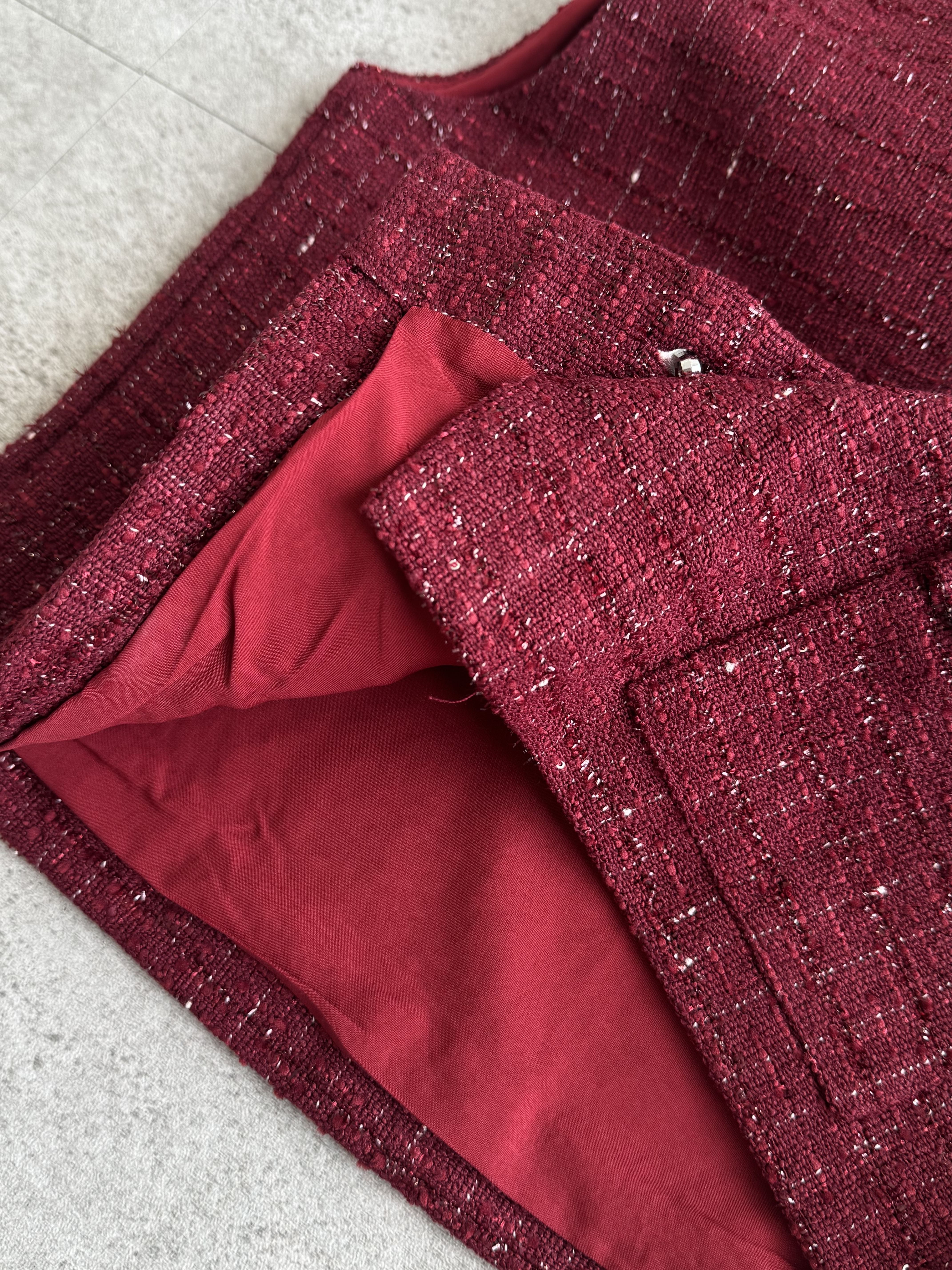 Elegant珍珠小香风短马甲