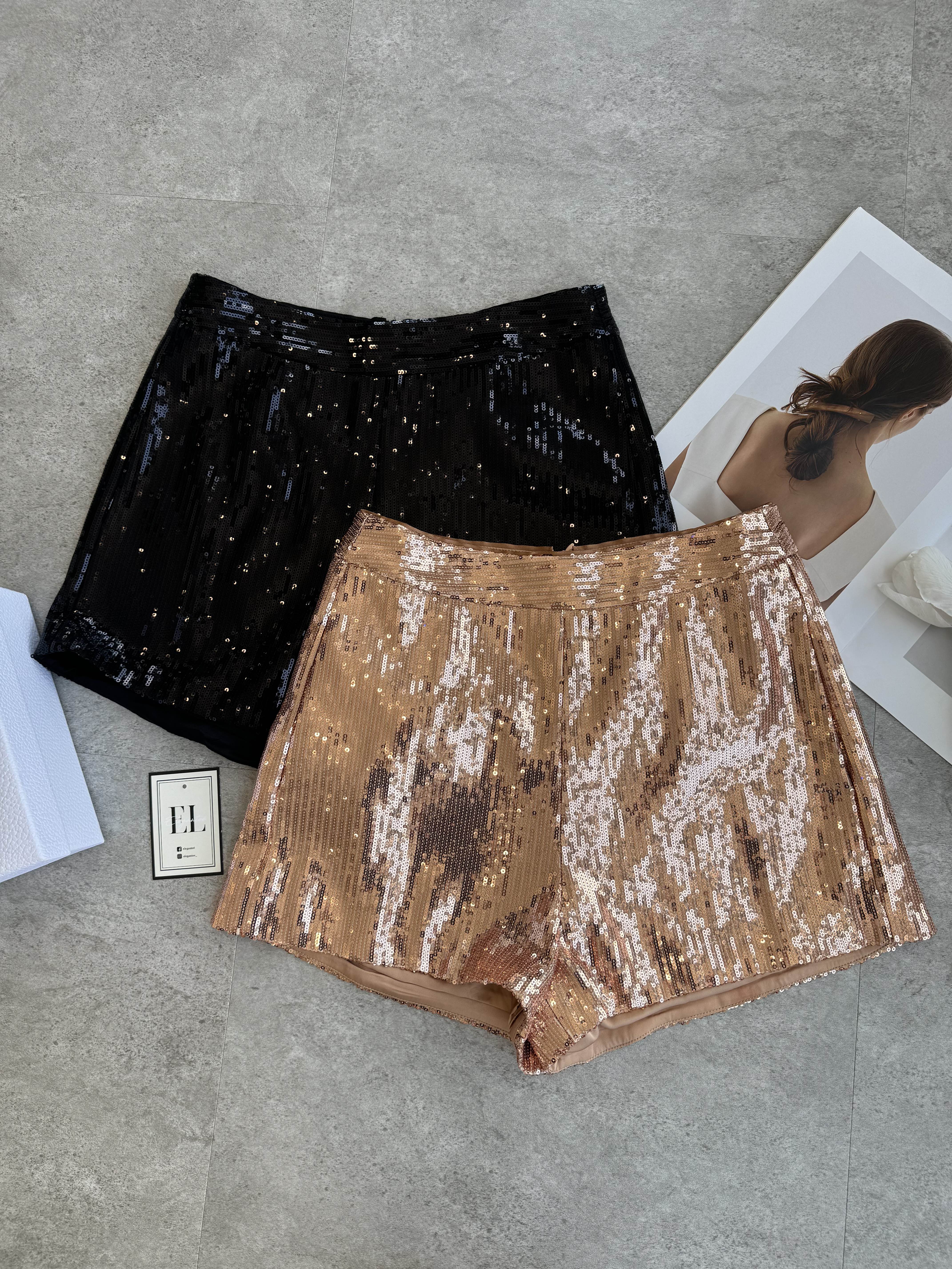 亮片短裤