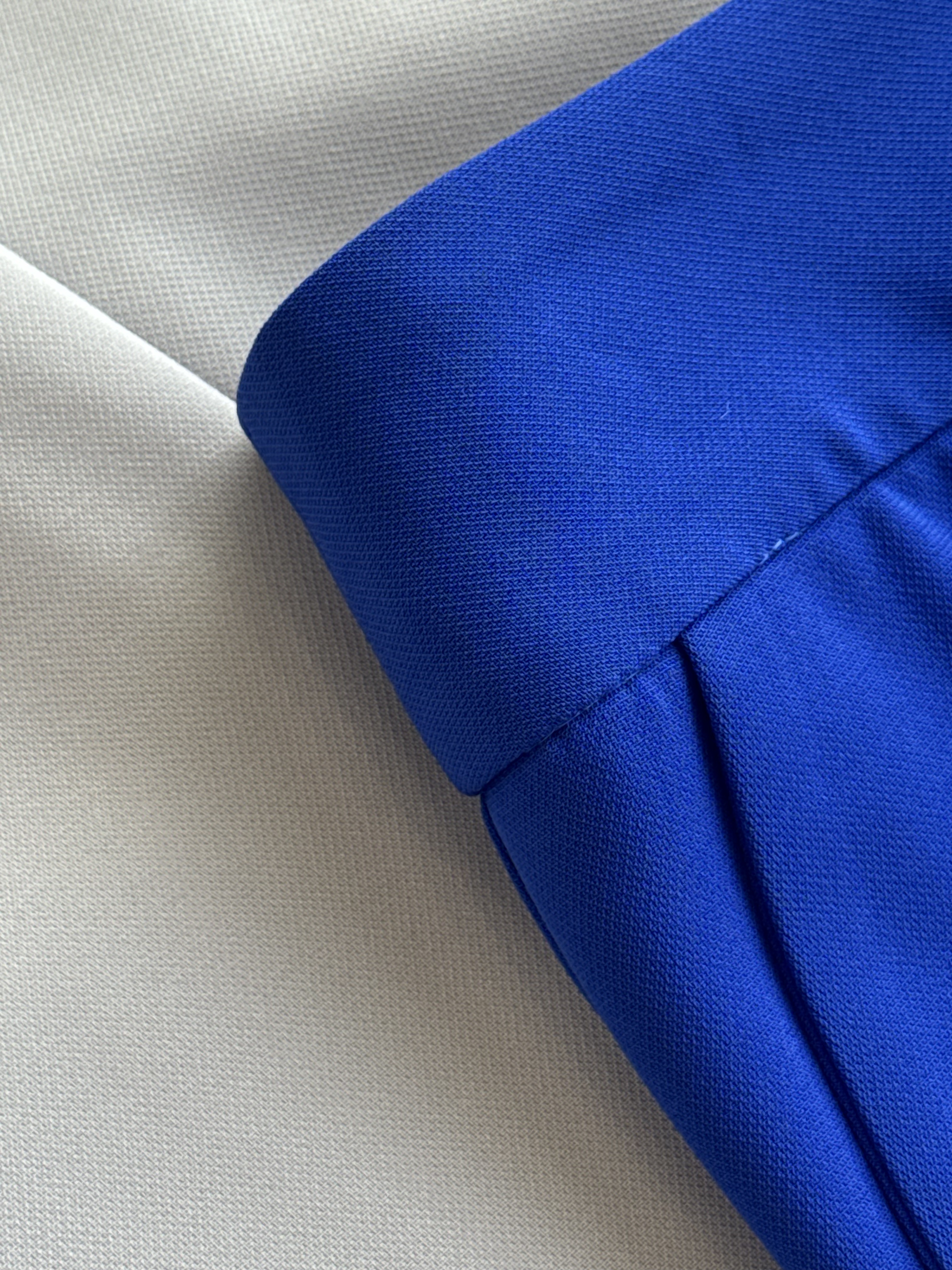 《高品》简约大气西装滑面直筒阔腿裤