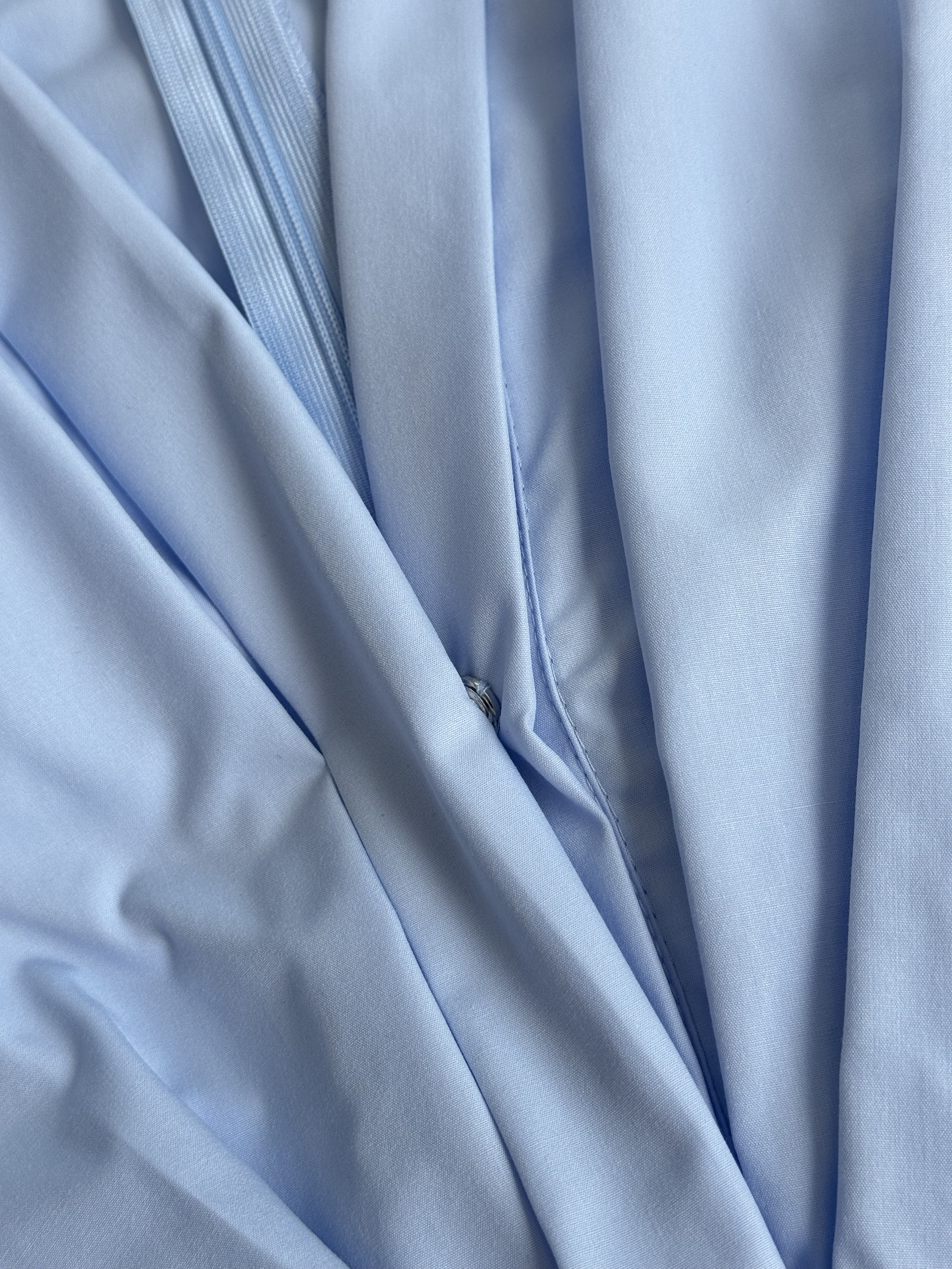 气质V领中袖长裙