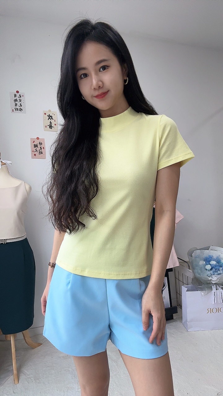 高雅厚圆领Tee Classic and Elegant (HOT)