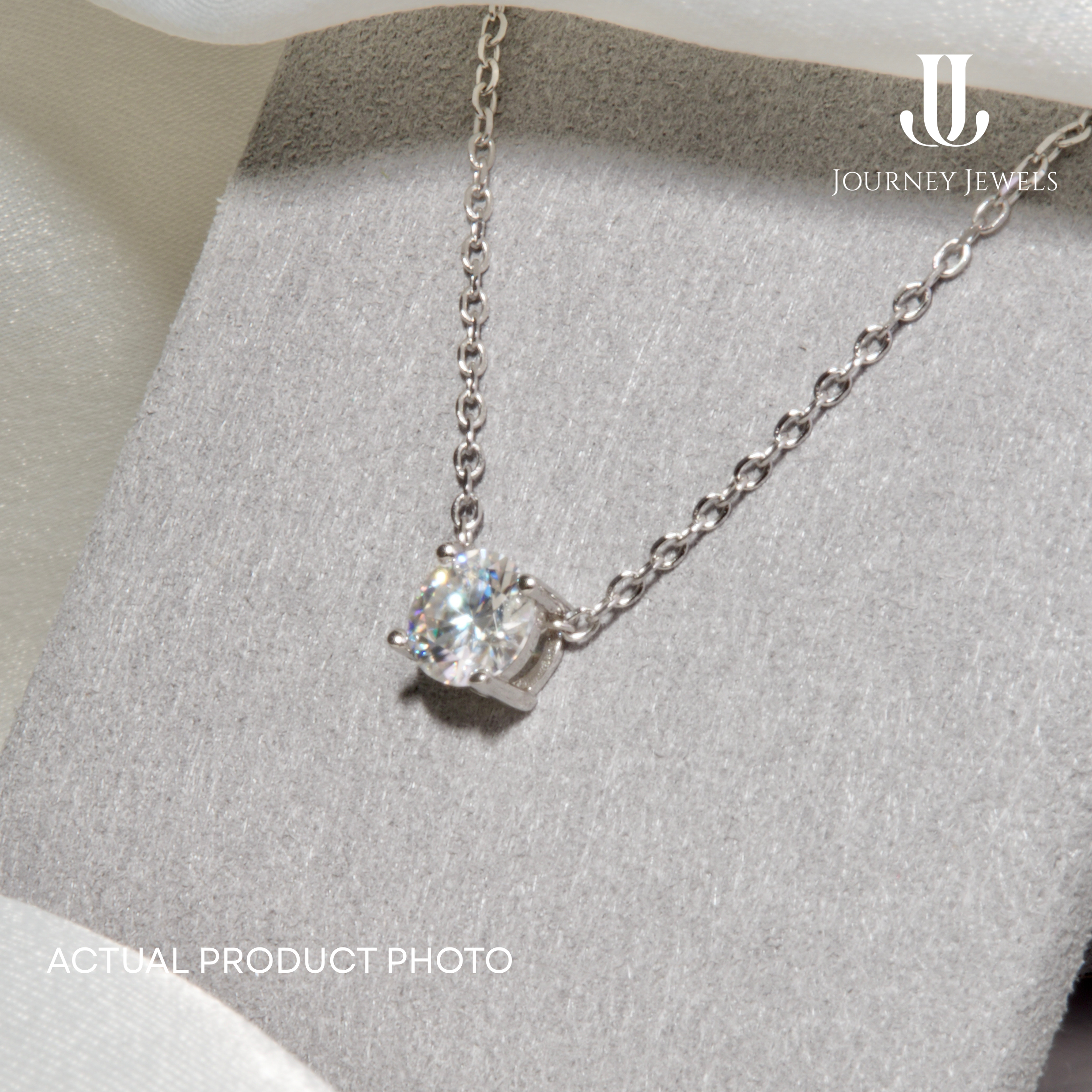 N13 - Pure Light Solitaire Necklace