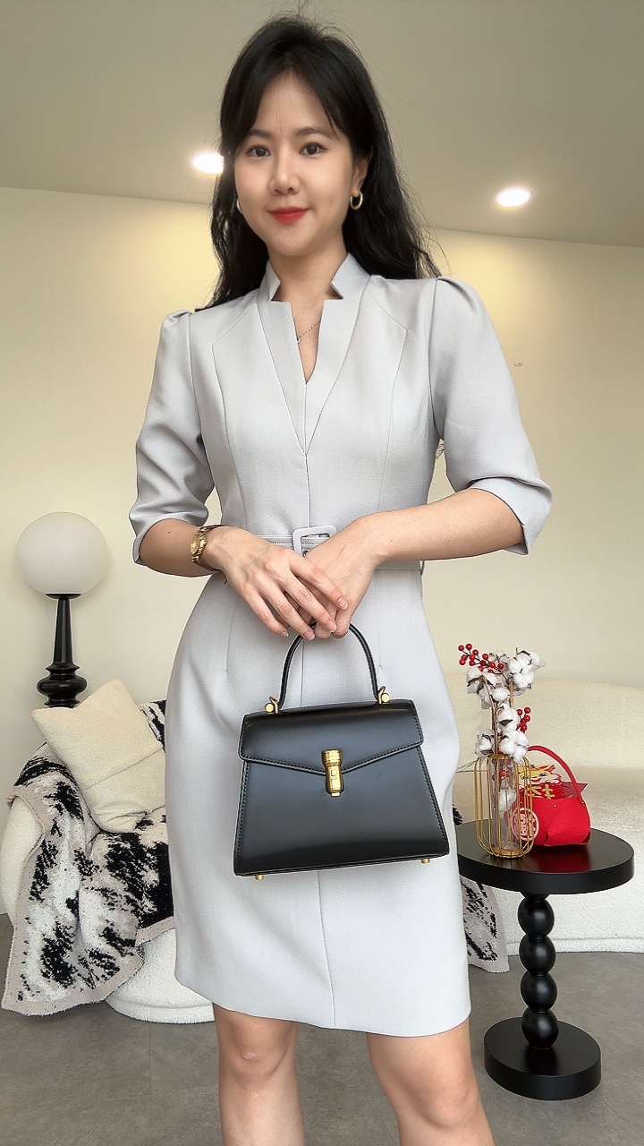 《exclusive》 高端专业中袖Dress-BELT