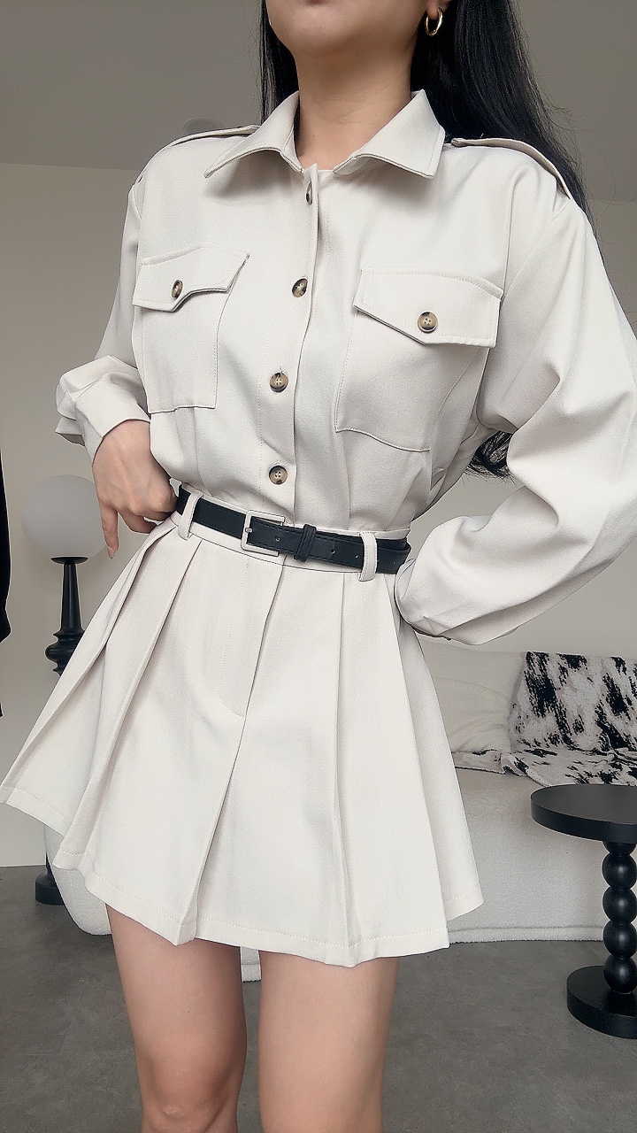 工装混搭风时尚连衣裤