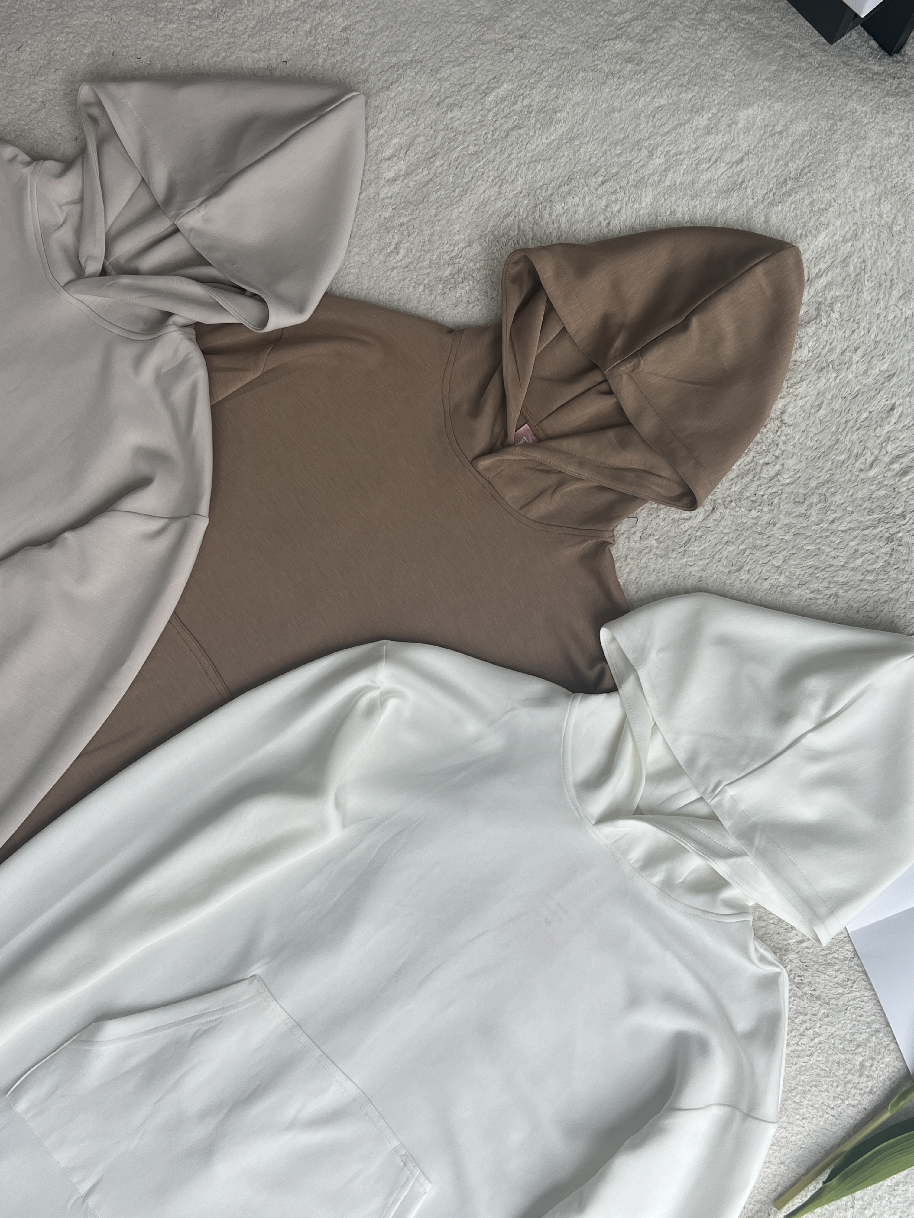 BabySkin柔软长Hoodie