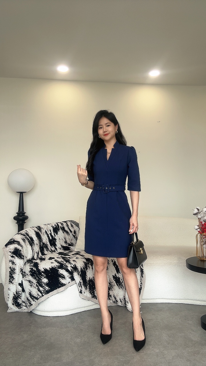 《exclusive》 高端专业中袖Dress-BELT