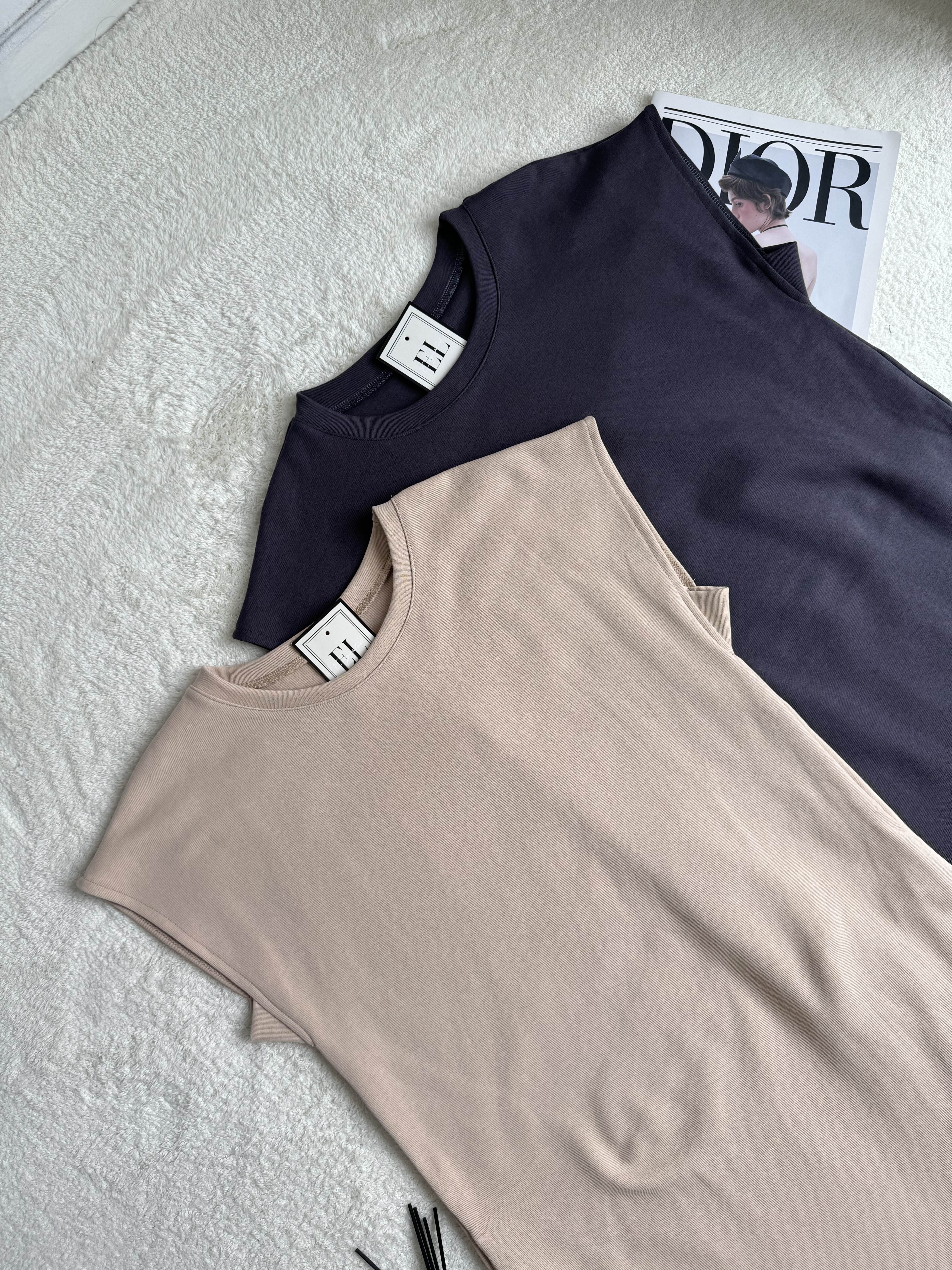 休闲连身裙Tee-有口袋