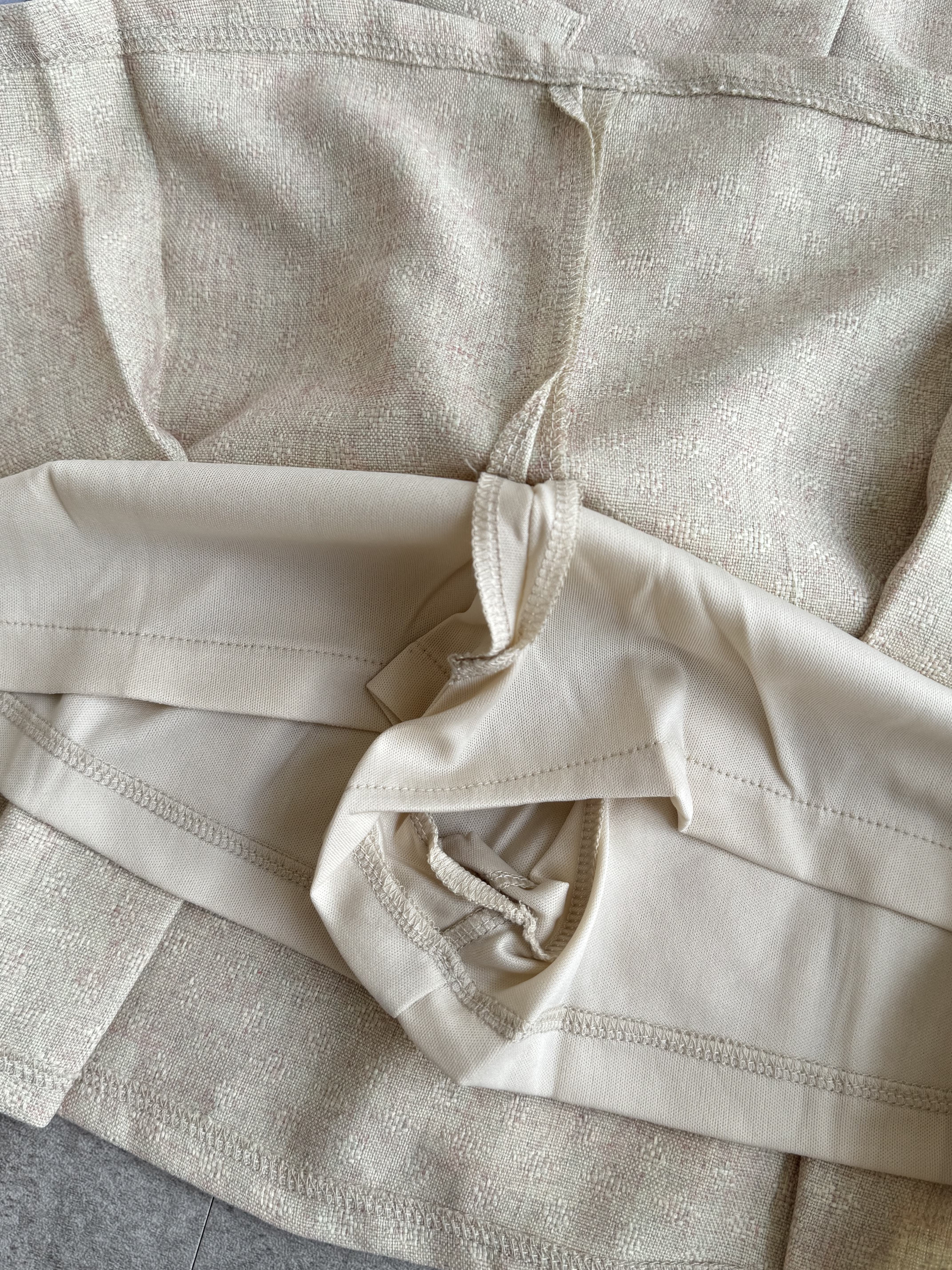 宫廷风公主袖短裙套装