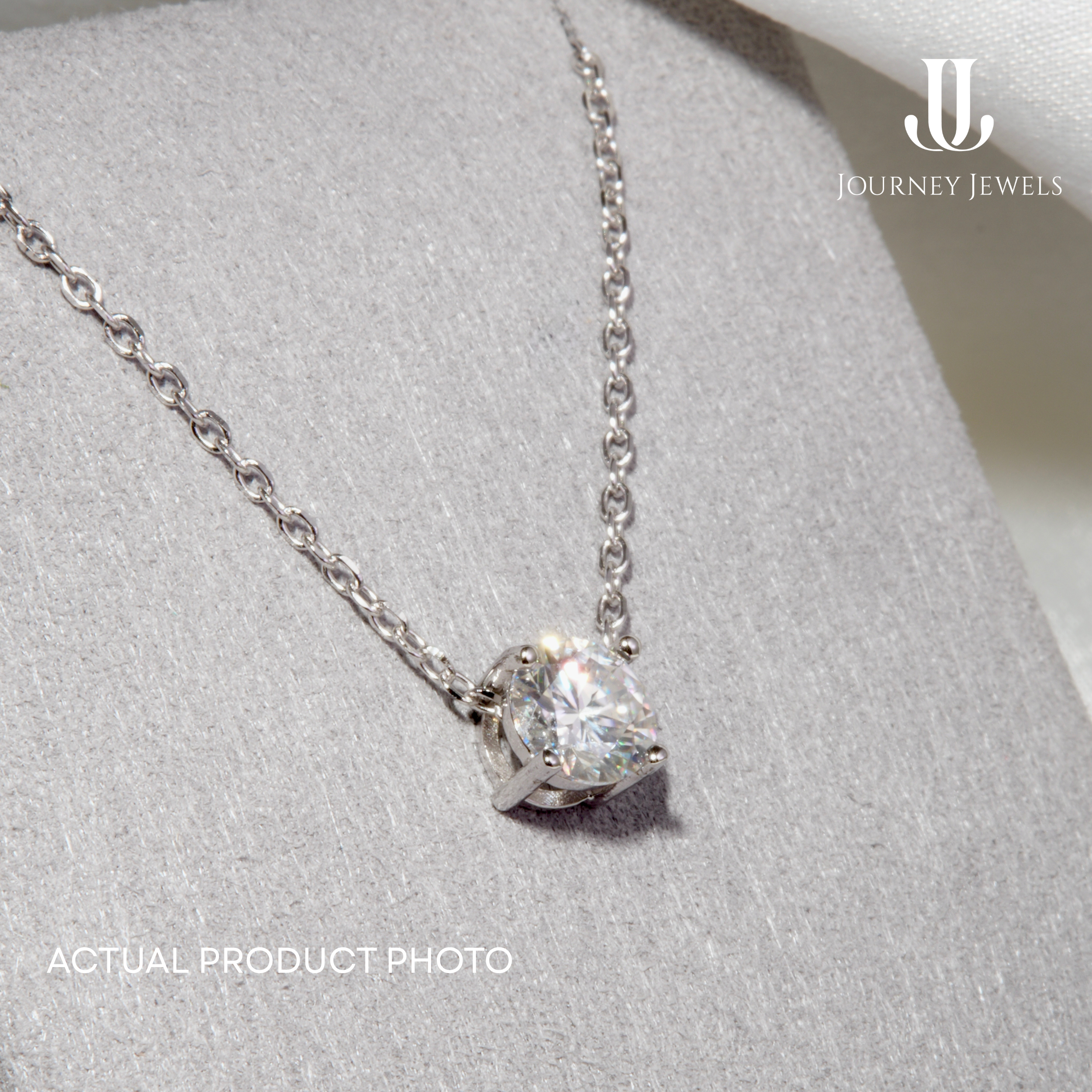 N13 - Pure Light Solitaire Necklace