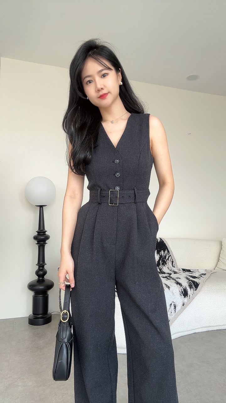 《EL高级系列》 西装纹路连体裤