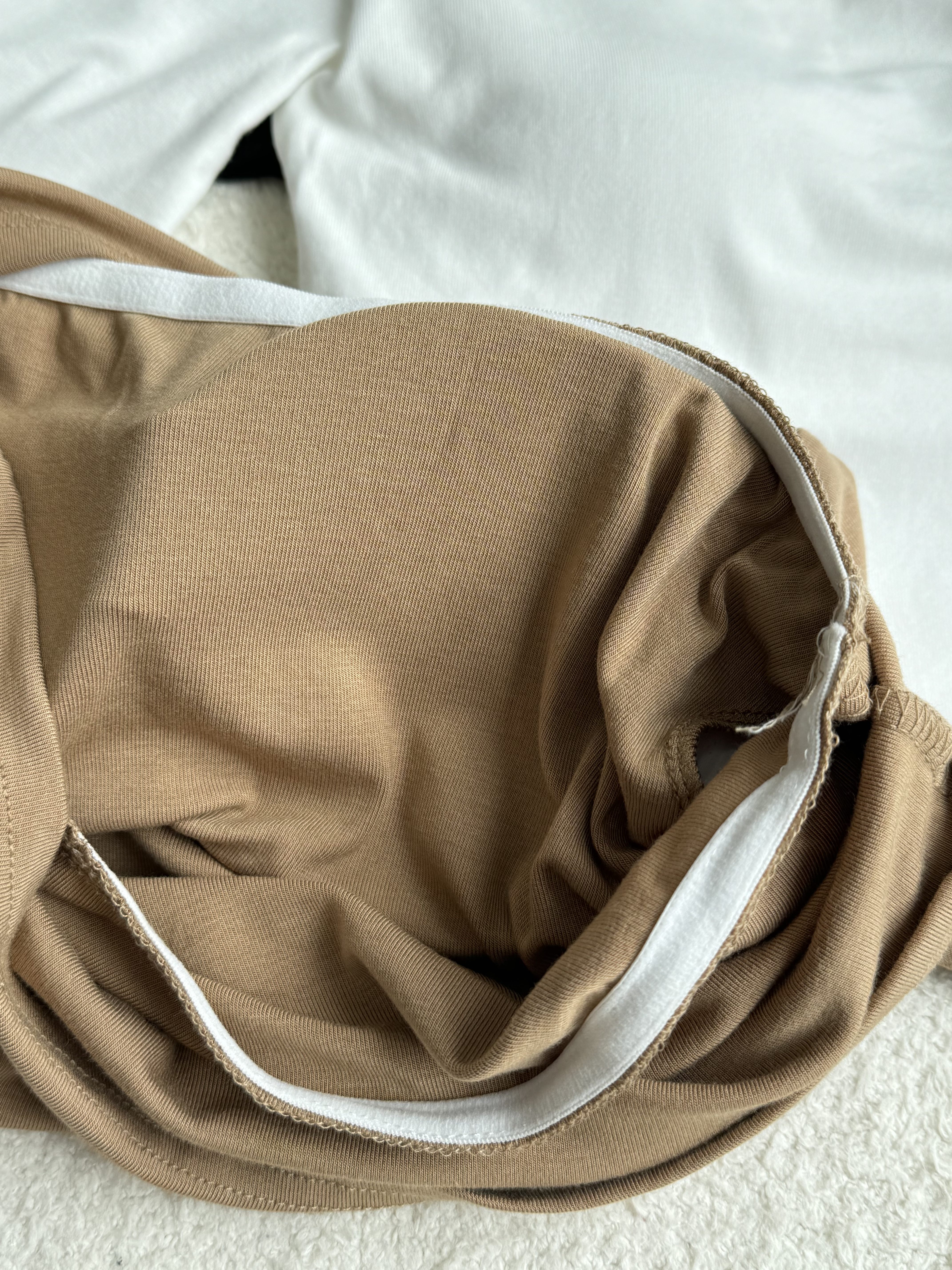 舒服厚棉胸垫百搭长袖CropTop -超推荐