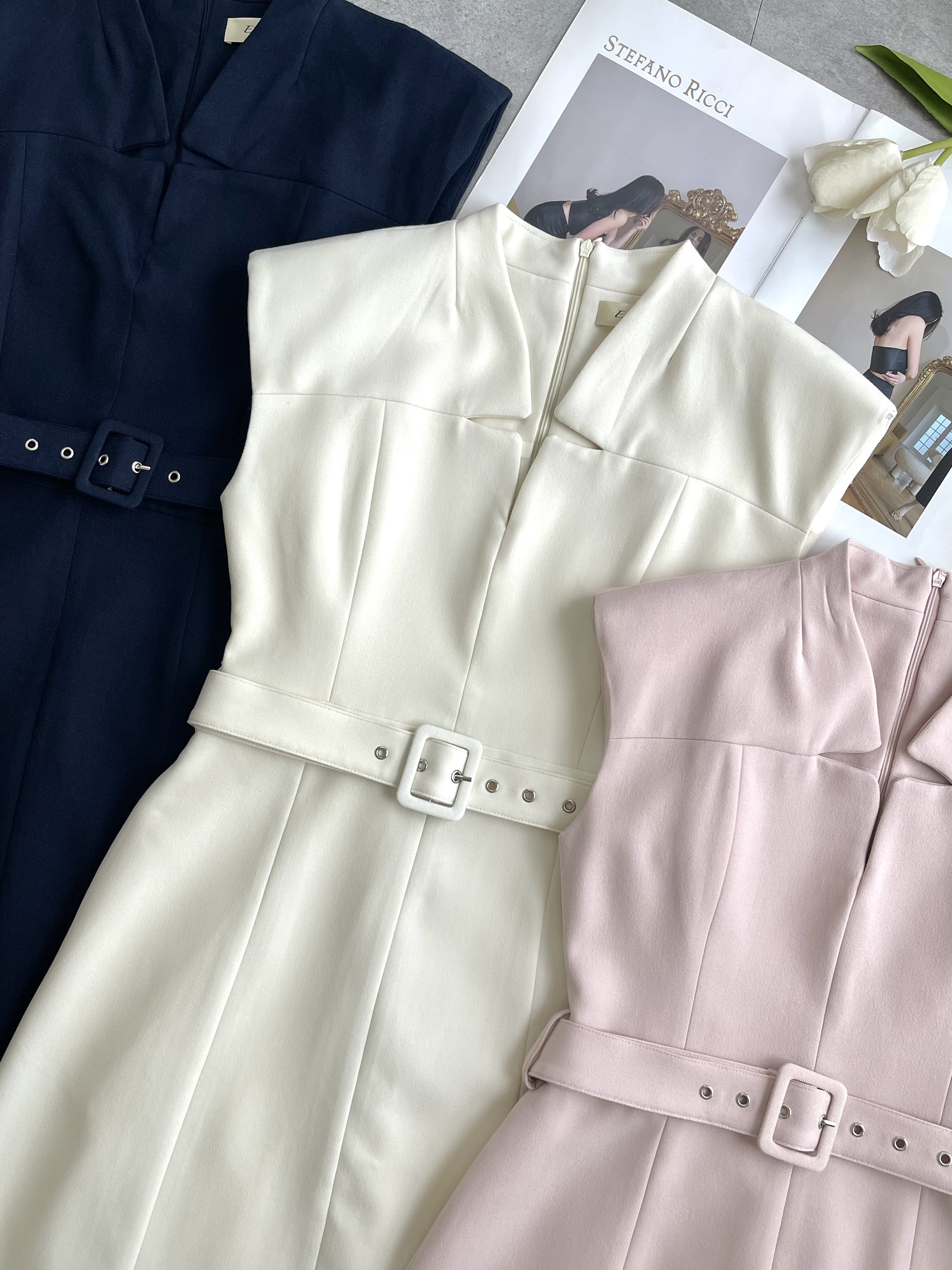 《高品》 高端大气Star Collar连身裙