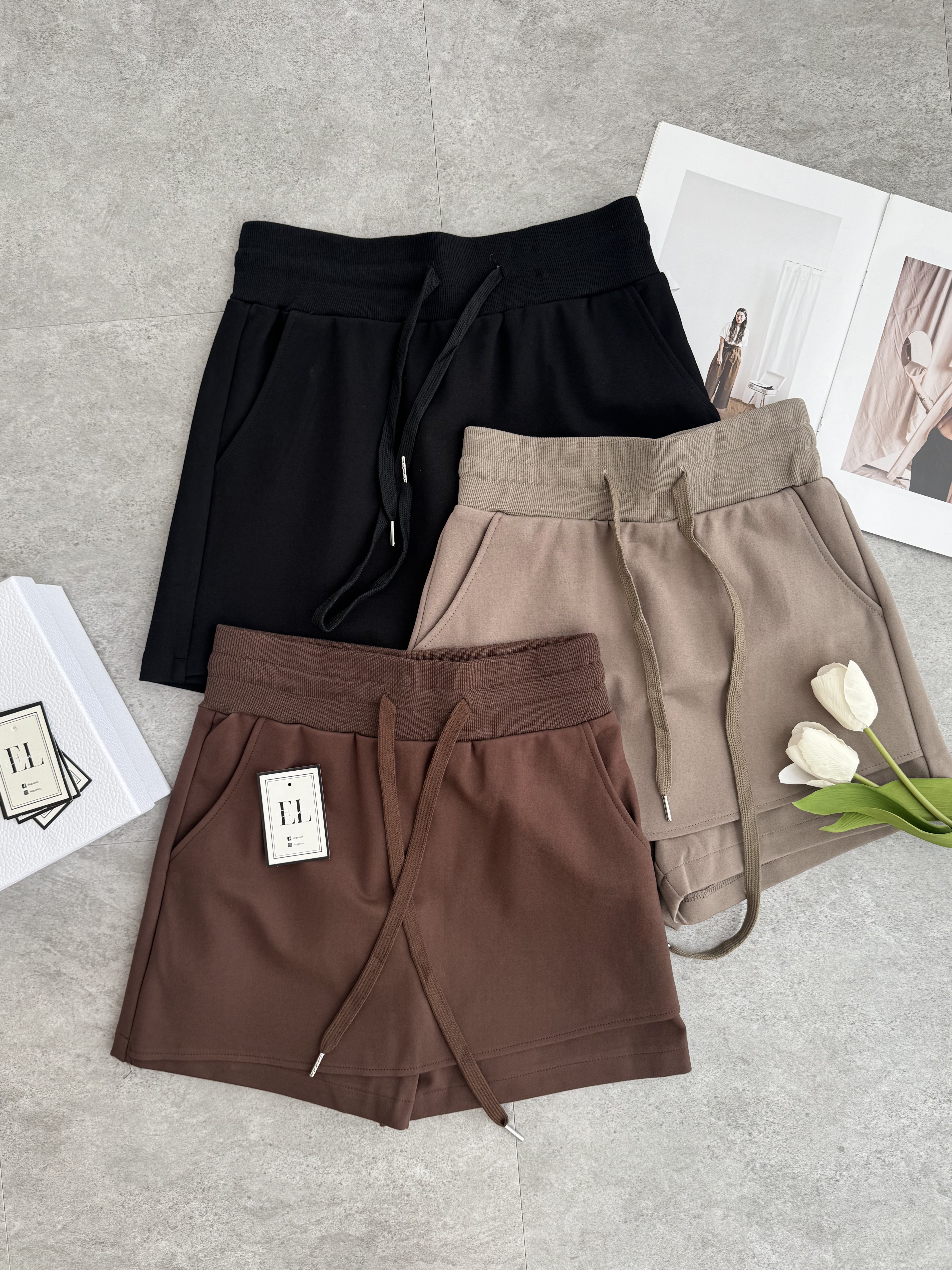 休闲厚cotton裤裙