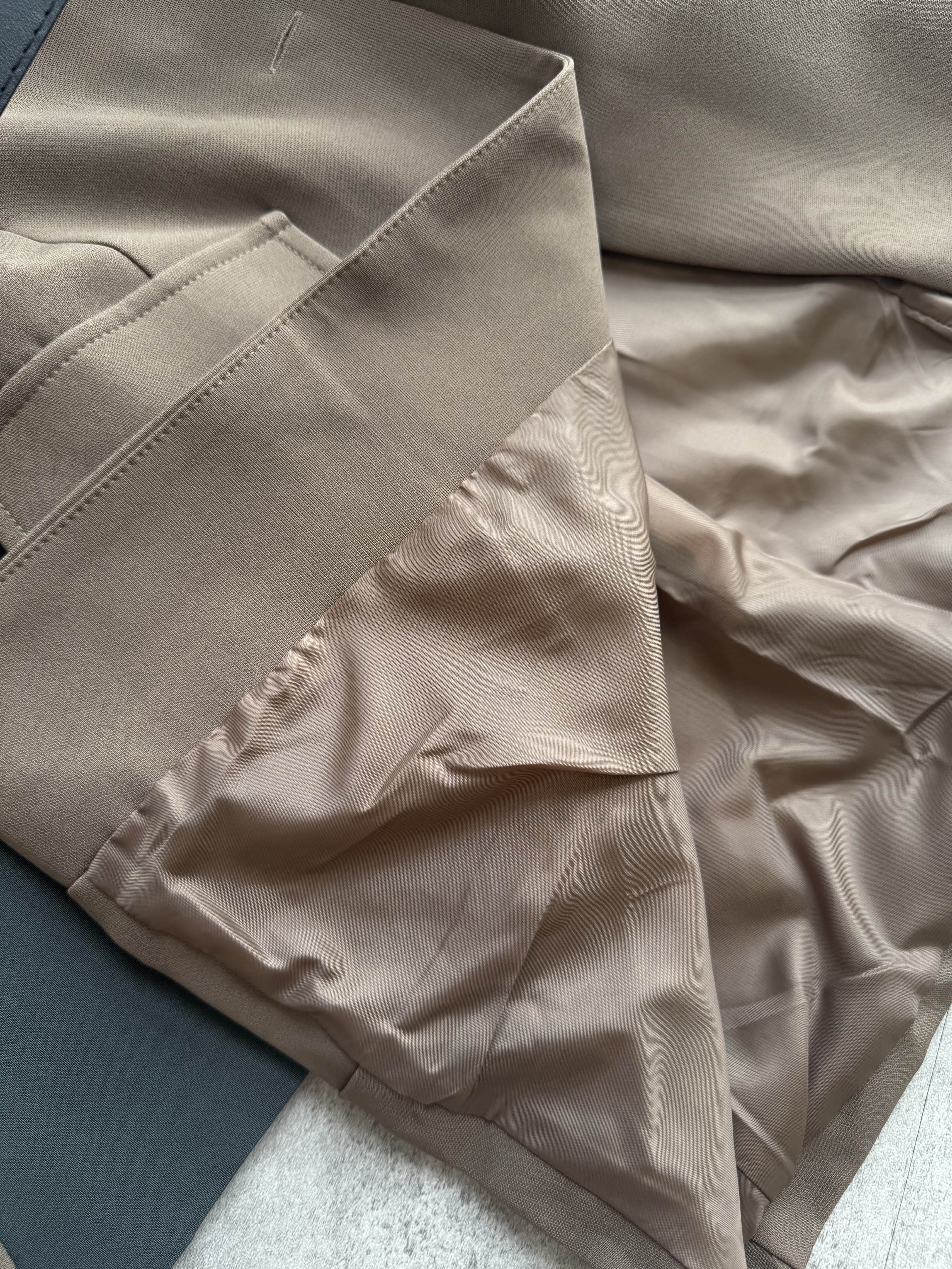 假两件外套衬衫职场风一件式