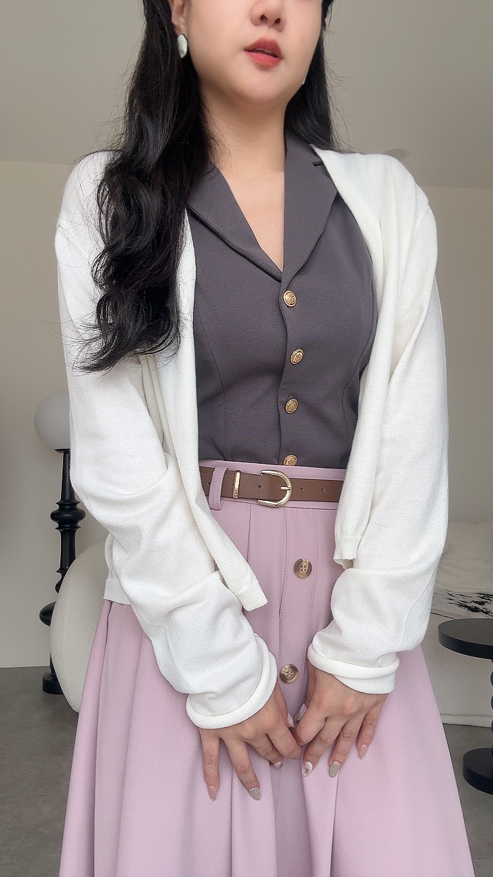 夏季轻薄款长袖针织外套