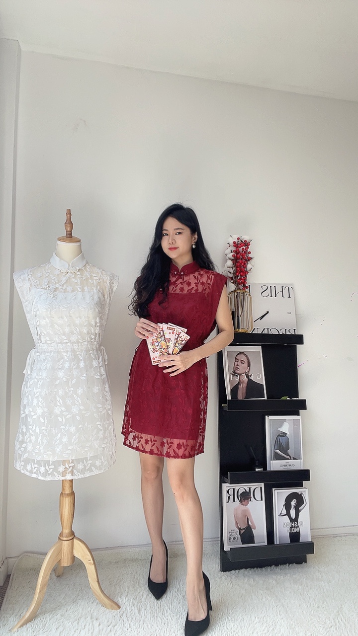 改良两件式旗袍