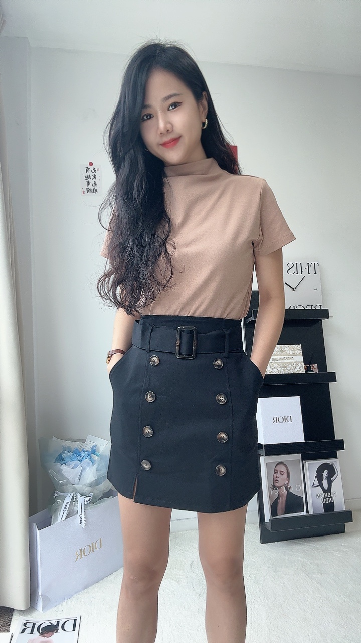 高领短袖Tee 超好看💕