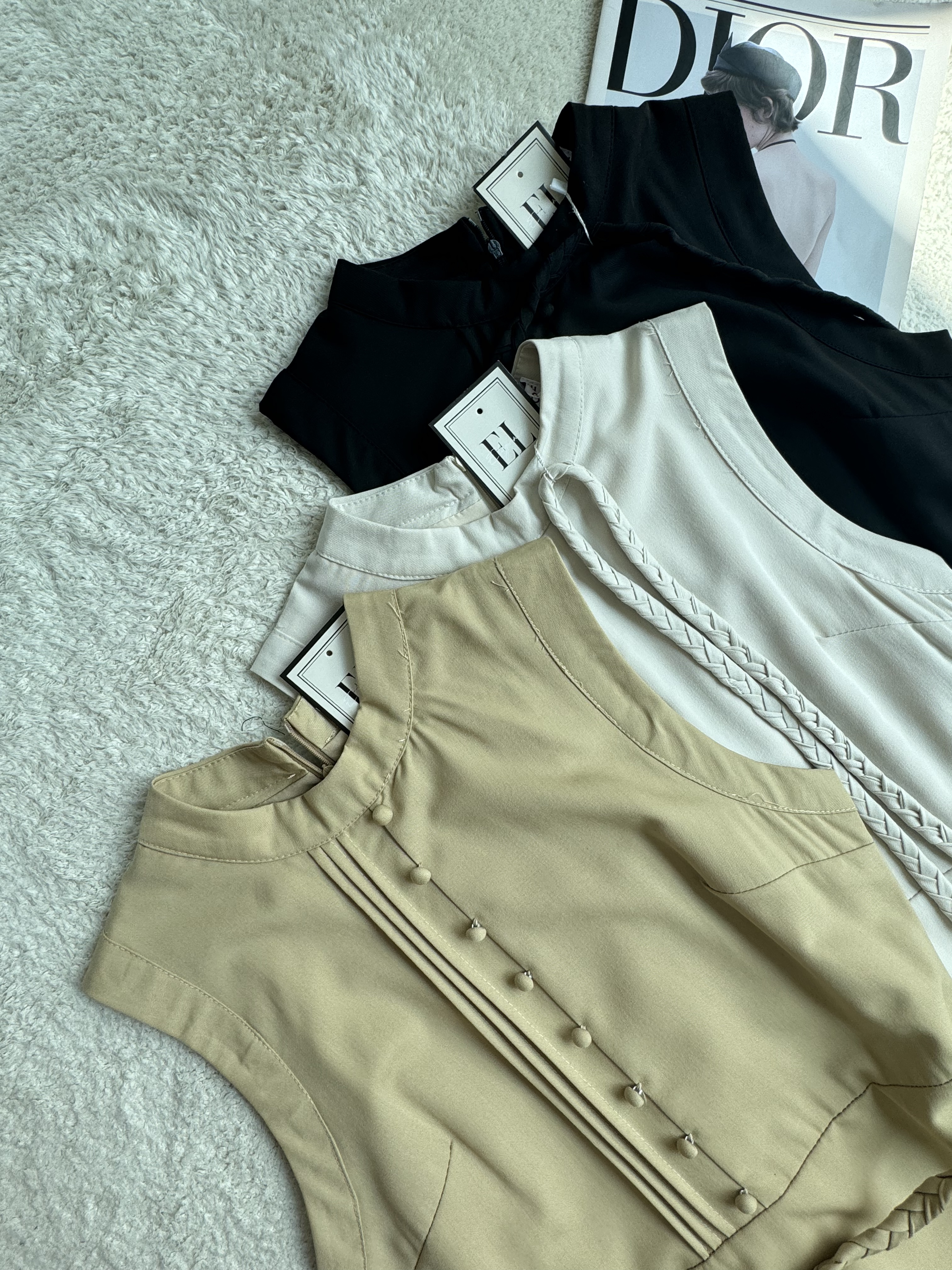 波西米亚风编织带连身裙