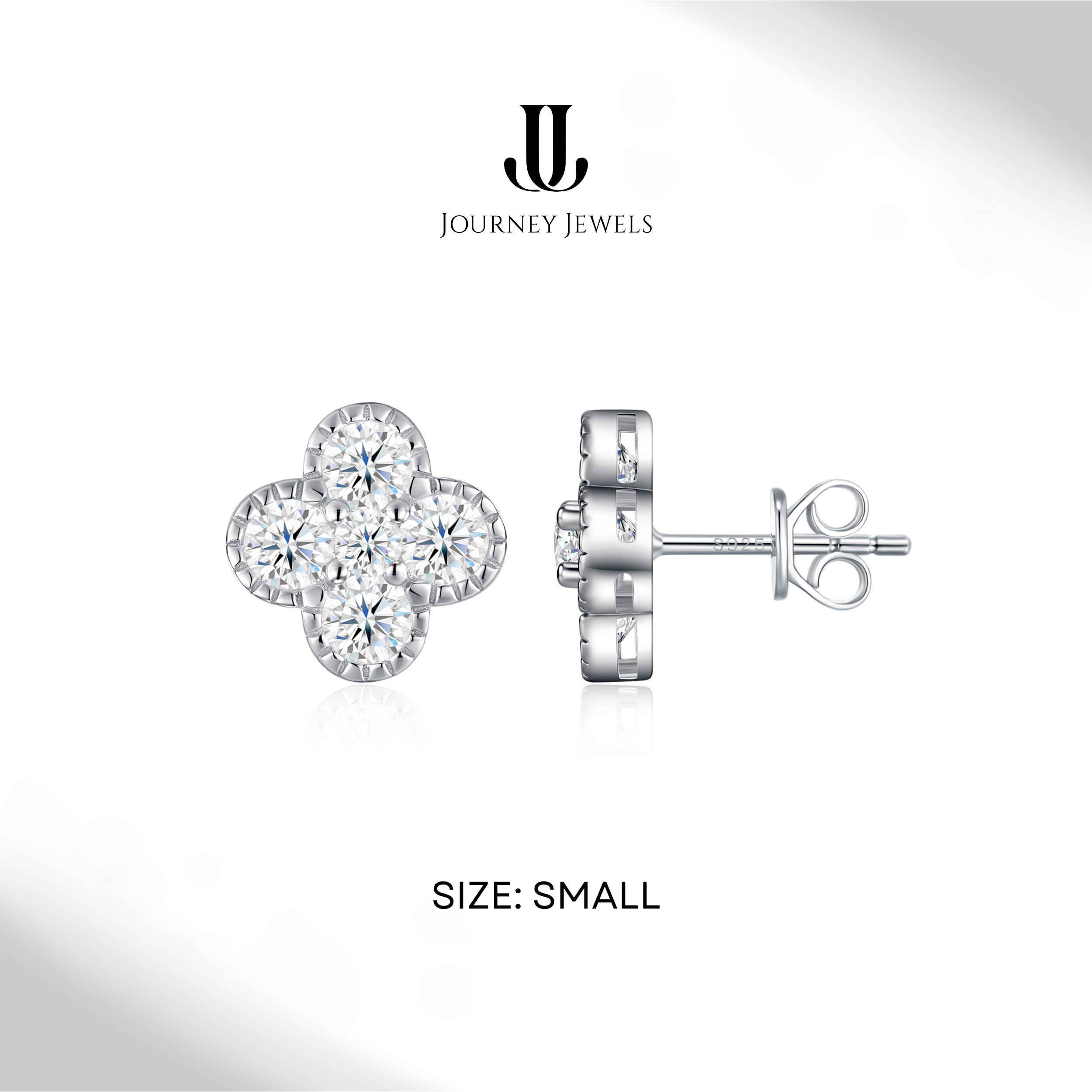 E14 - Radiant Clover Studs Earrings