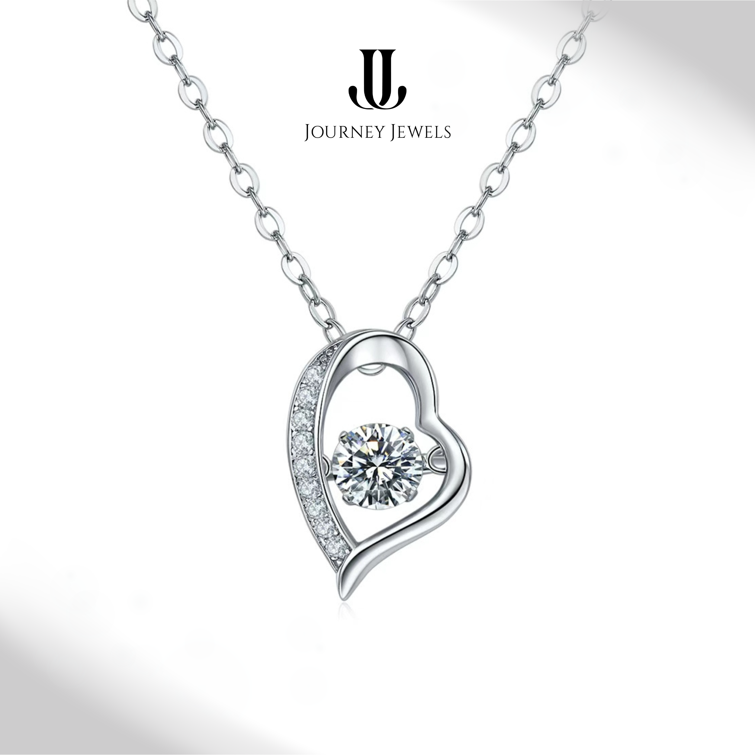 N2 - Heart Frame Pendant Necklace