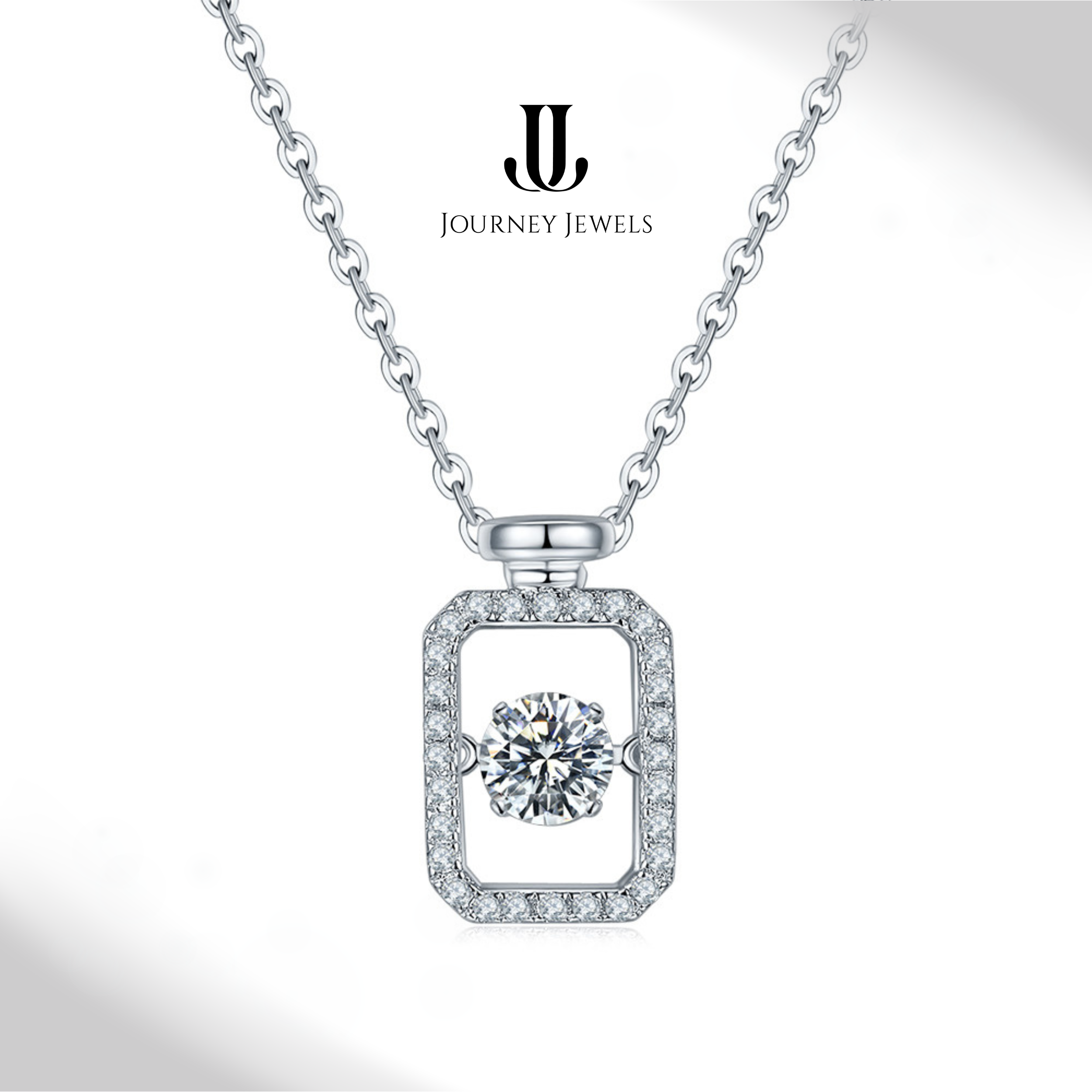 N4 - Luxe Square Pendant Necklace