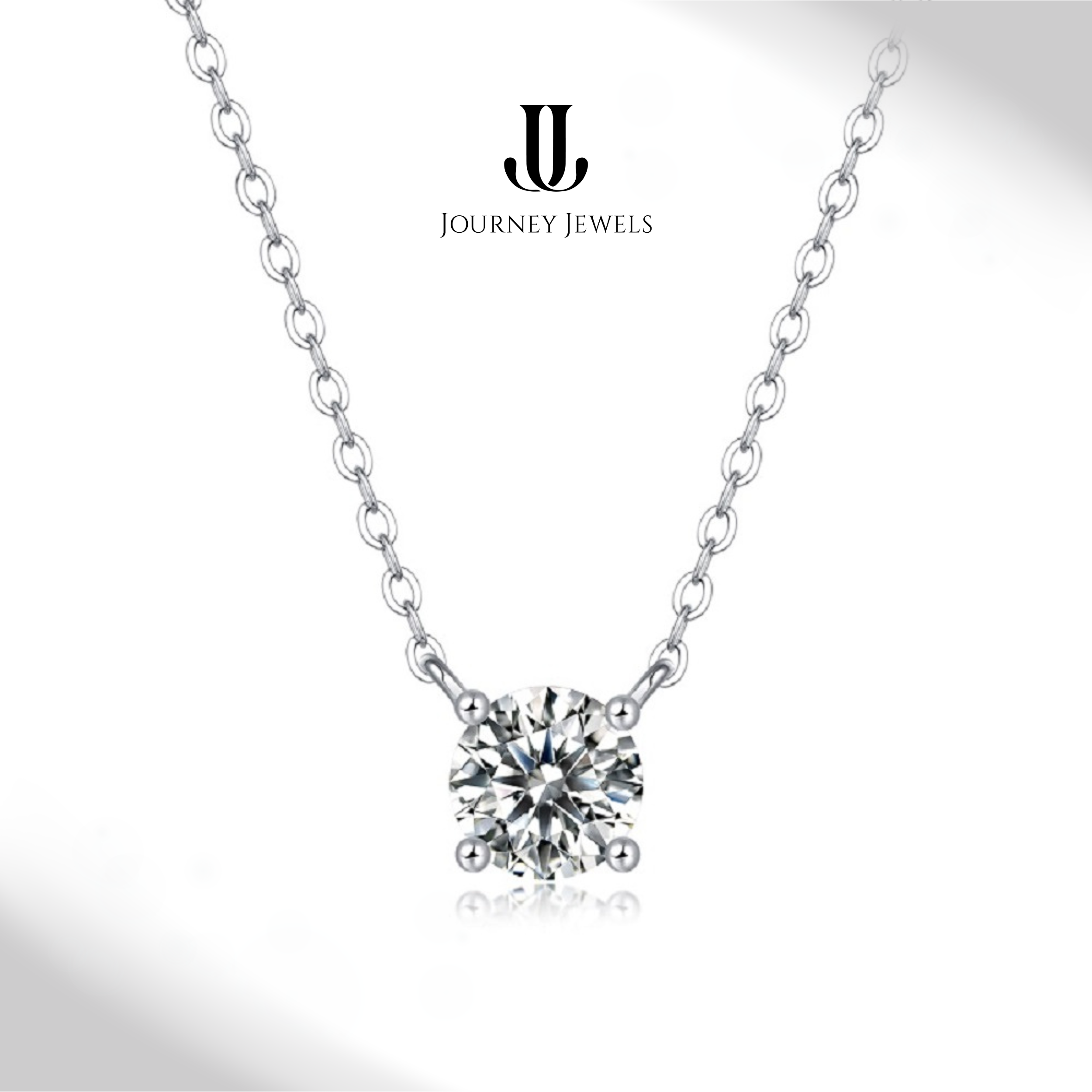 N13 - Pure Light Solitaire Necklace