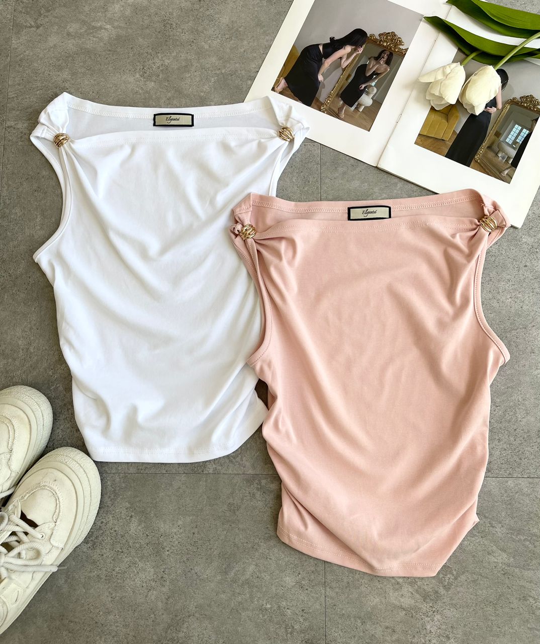 复古金饰罗马风设计上衣