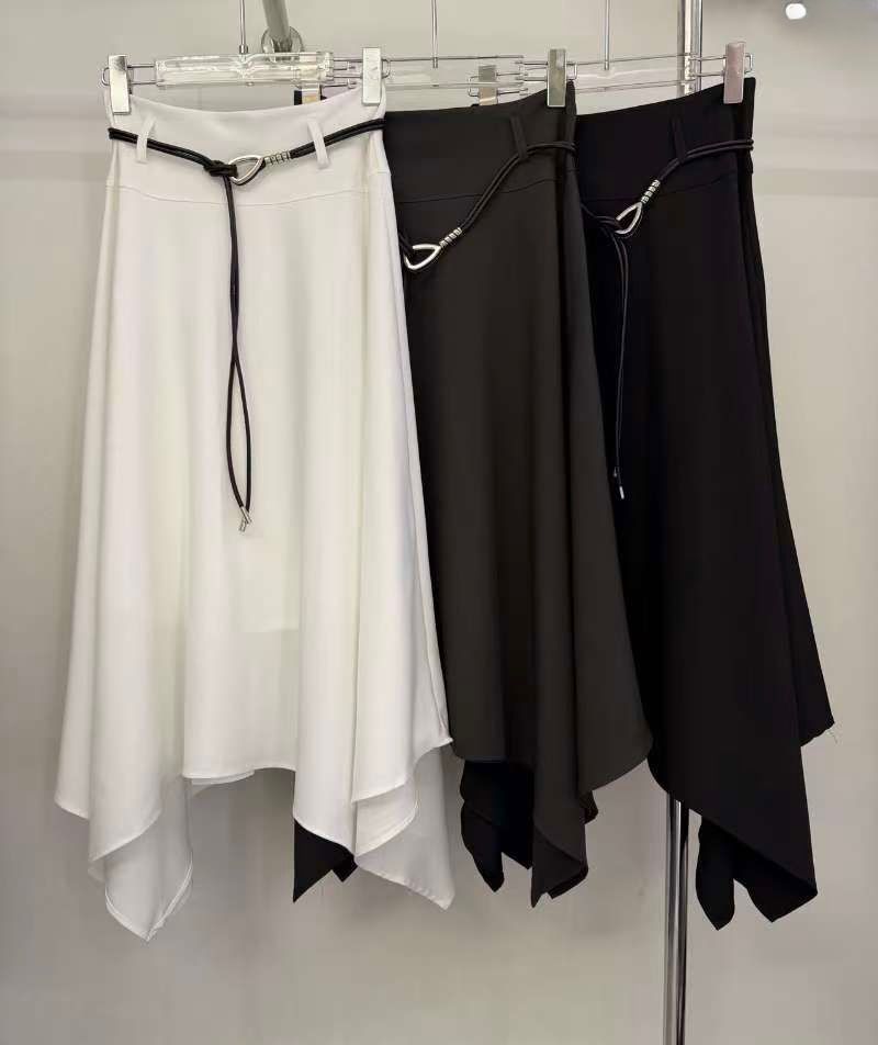 (BO-MAY) 波西米亚风不规则浪裙-腰带