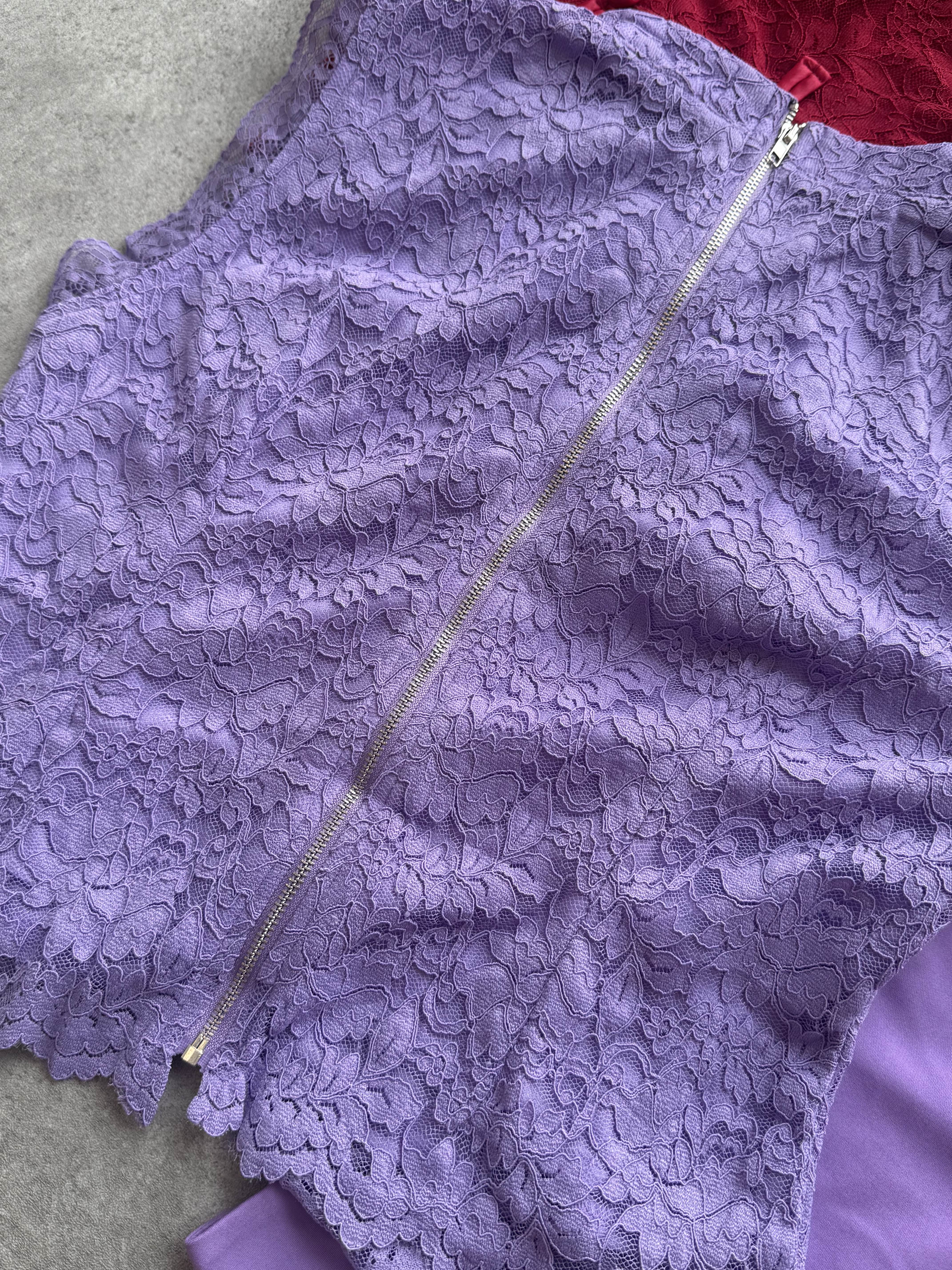 《新年》蕾丝旗袍短裙套装