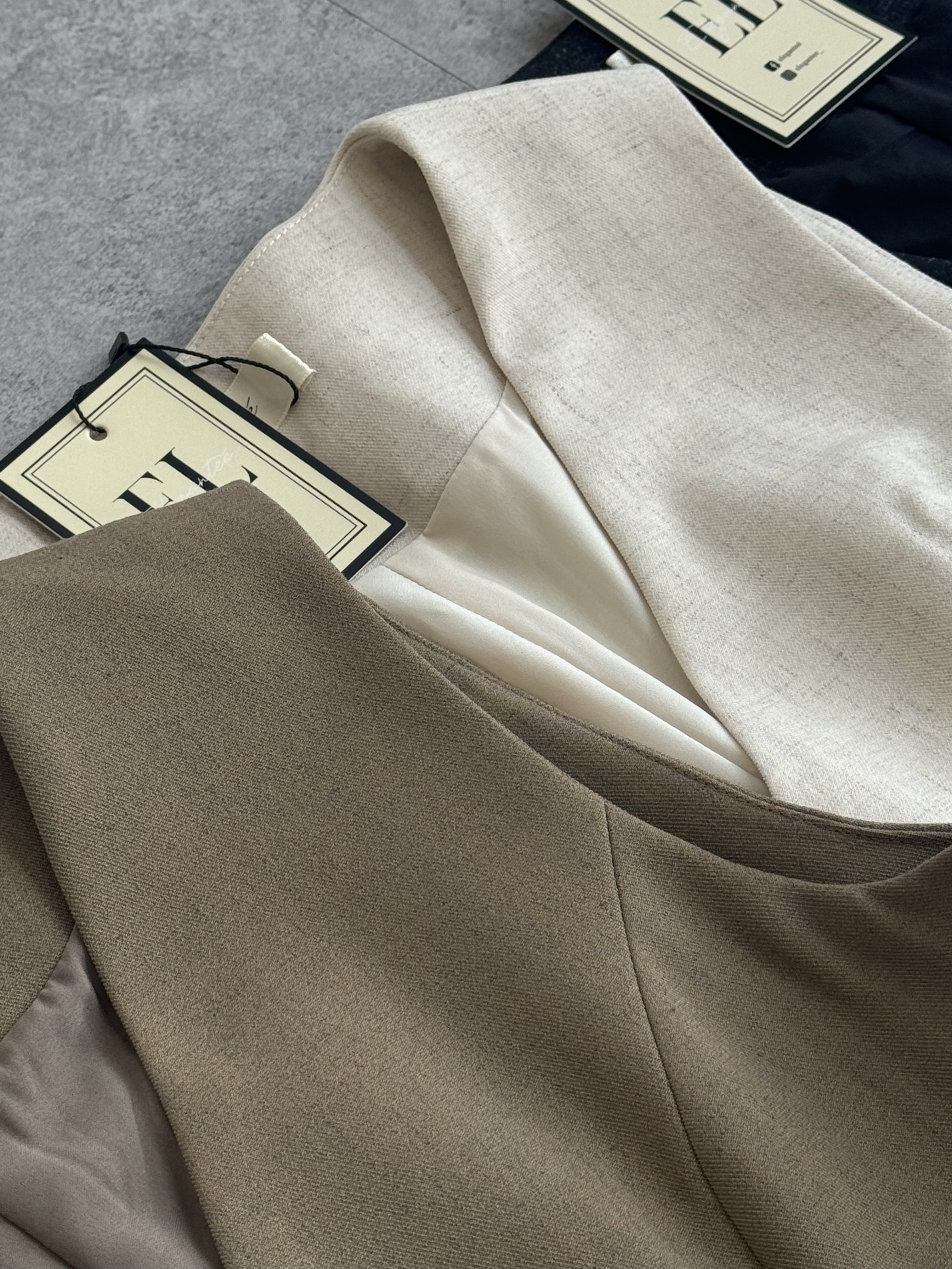 《EL高级系列》 西装纹路连体裤