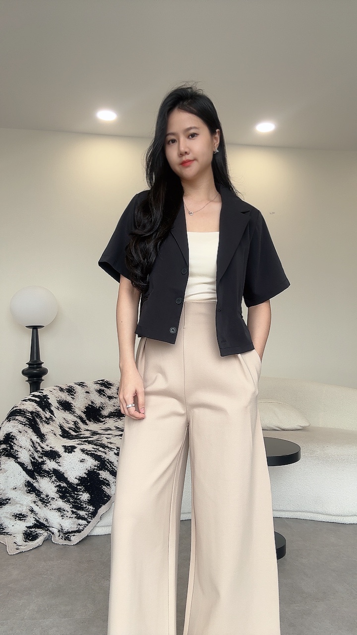 滑面短袖小外套