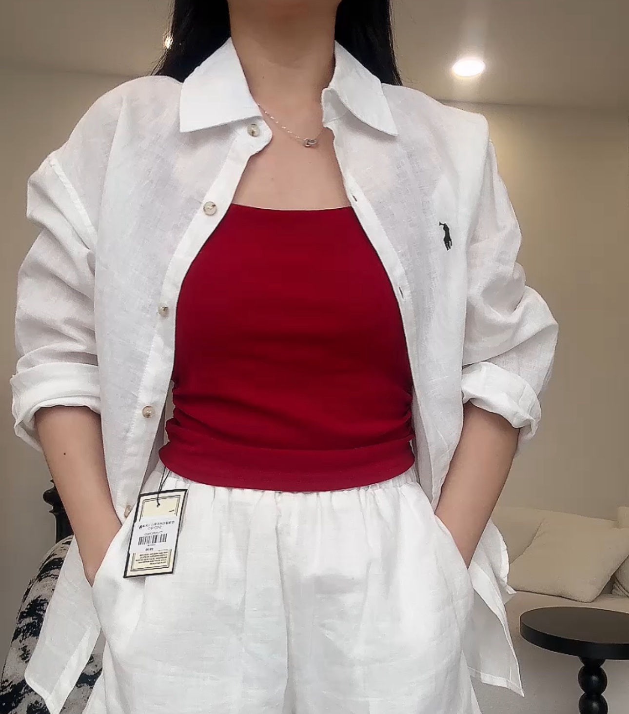 收腰皱褶吊带背心（热销🔥）