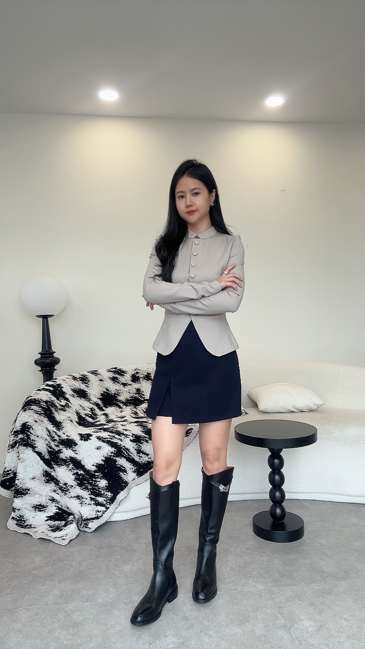 法式高级宫廷Peplum Top