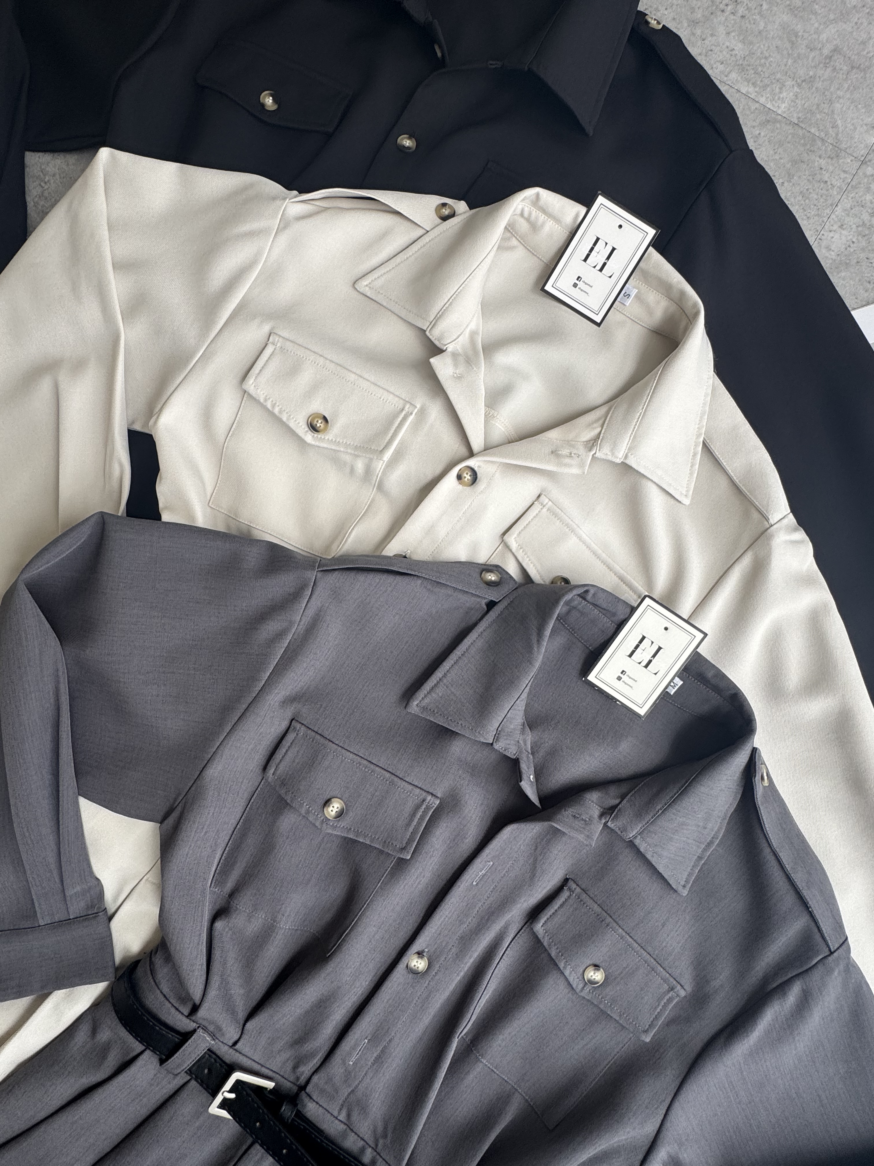 工装混搭风时尚连衣裤