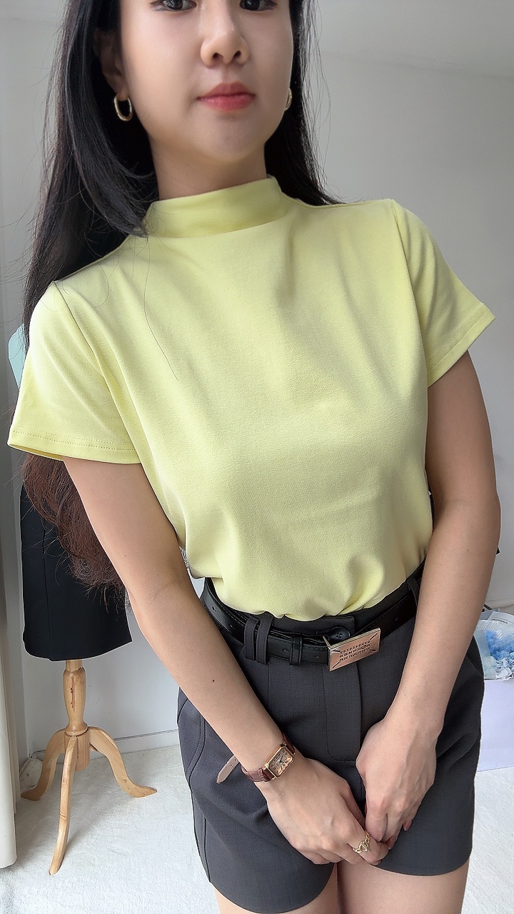 高领短袖Tee 超好看💕