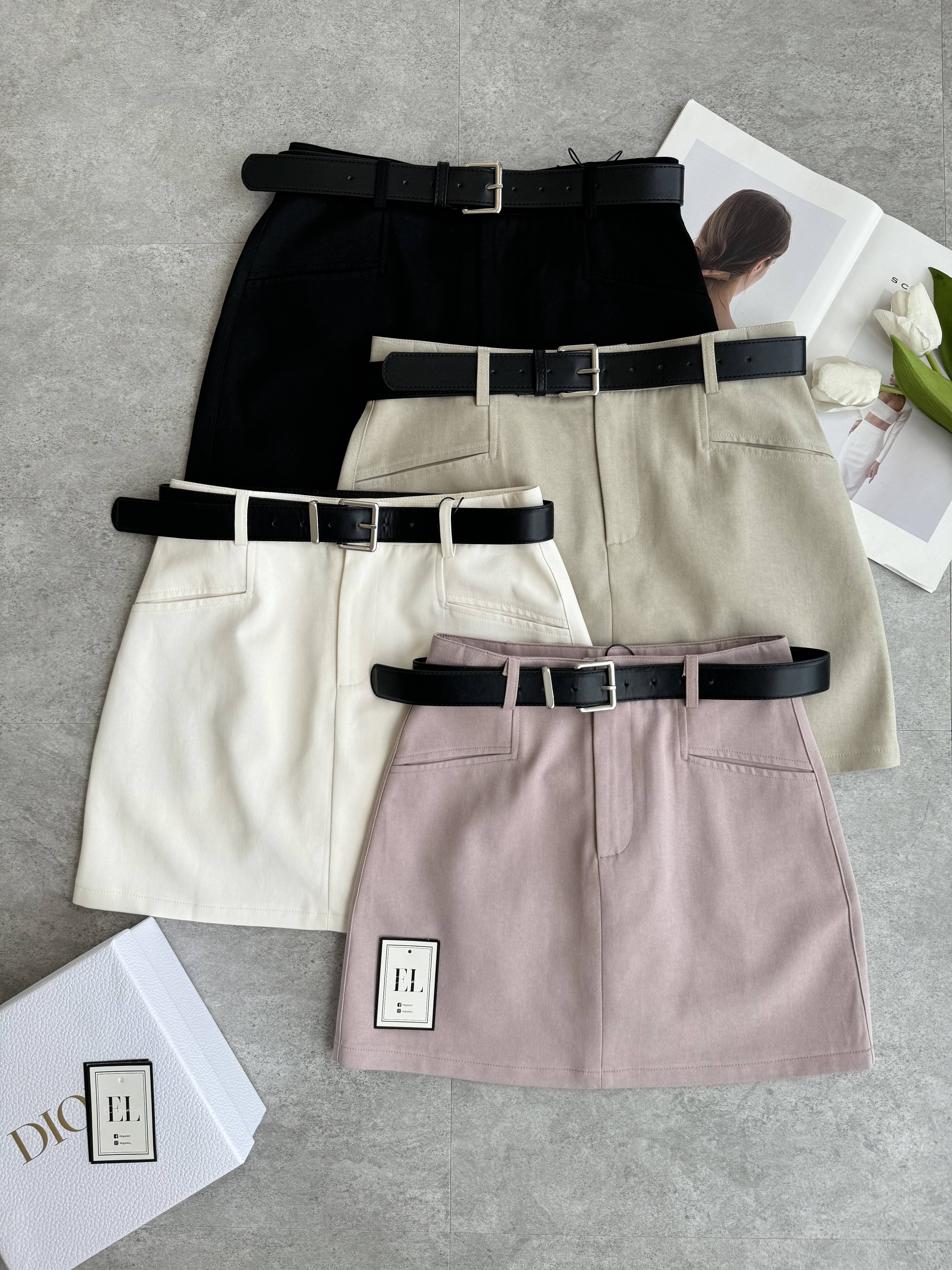 夏季轻盈版西装短裙