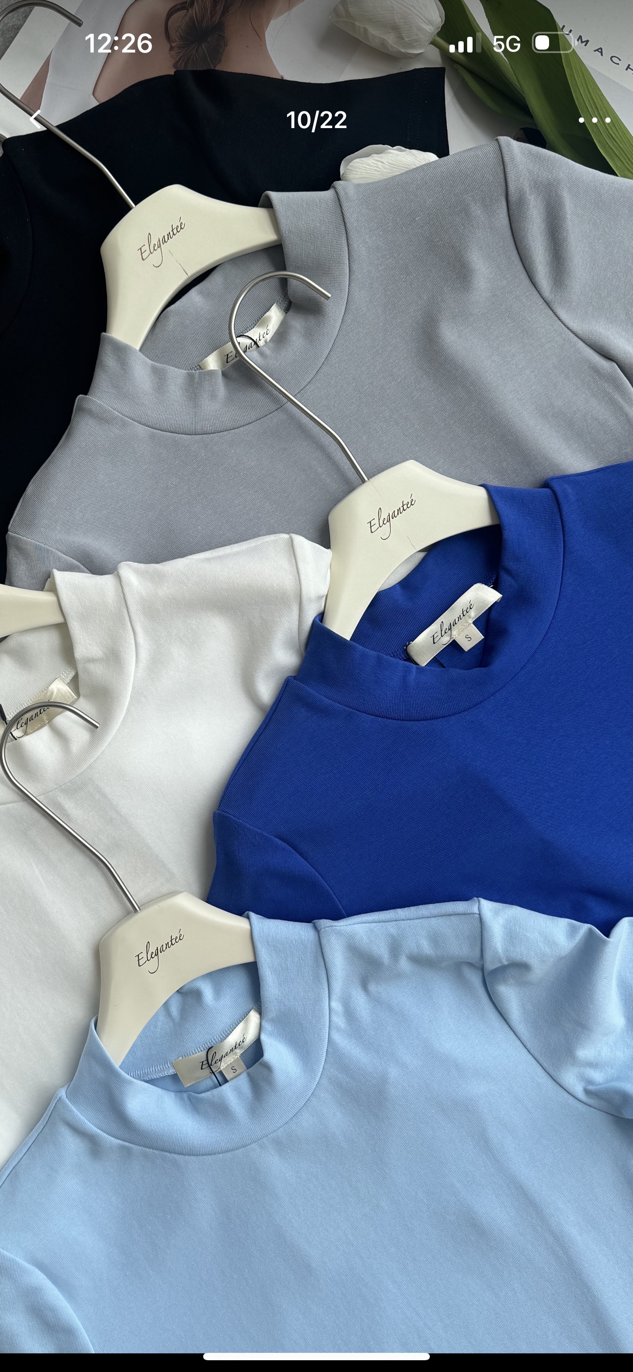 中袖版高雅圆领